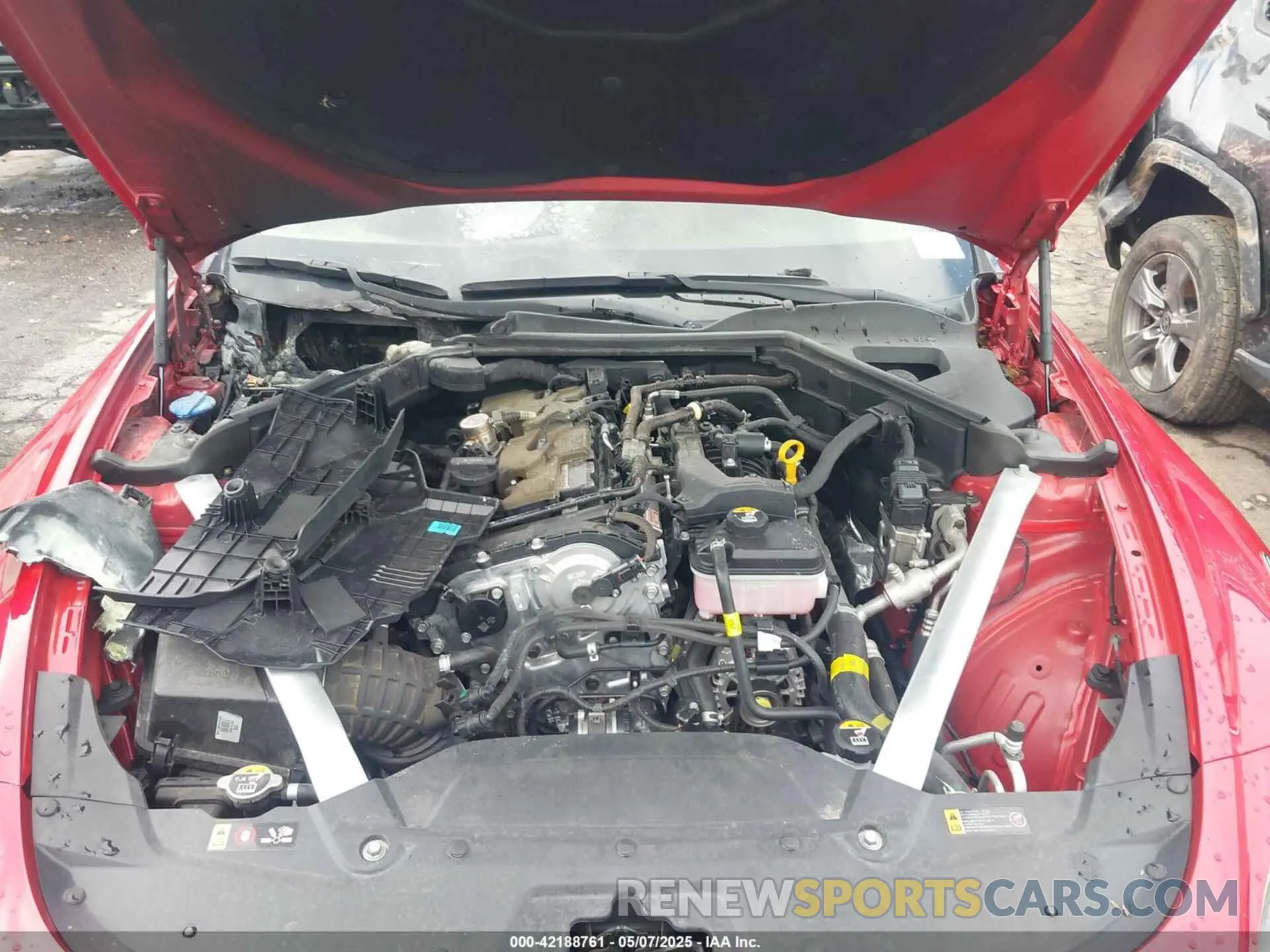 10 fotografías del automóvil dañado KNAE35LD3N6110664 KIA STINGER 2022