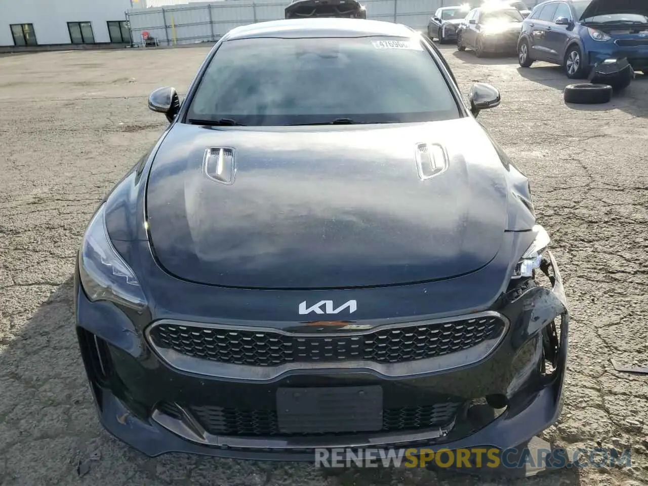5 fotografías del automóvil dañado KNAE35LD4N6113511 KIA STINGER 2022