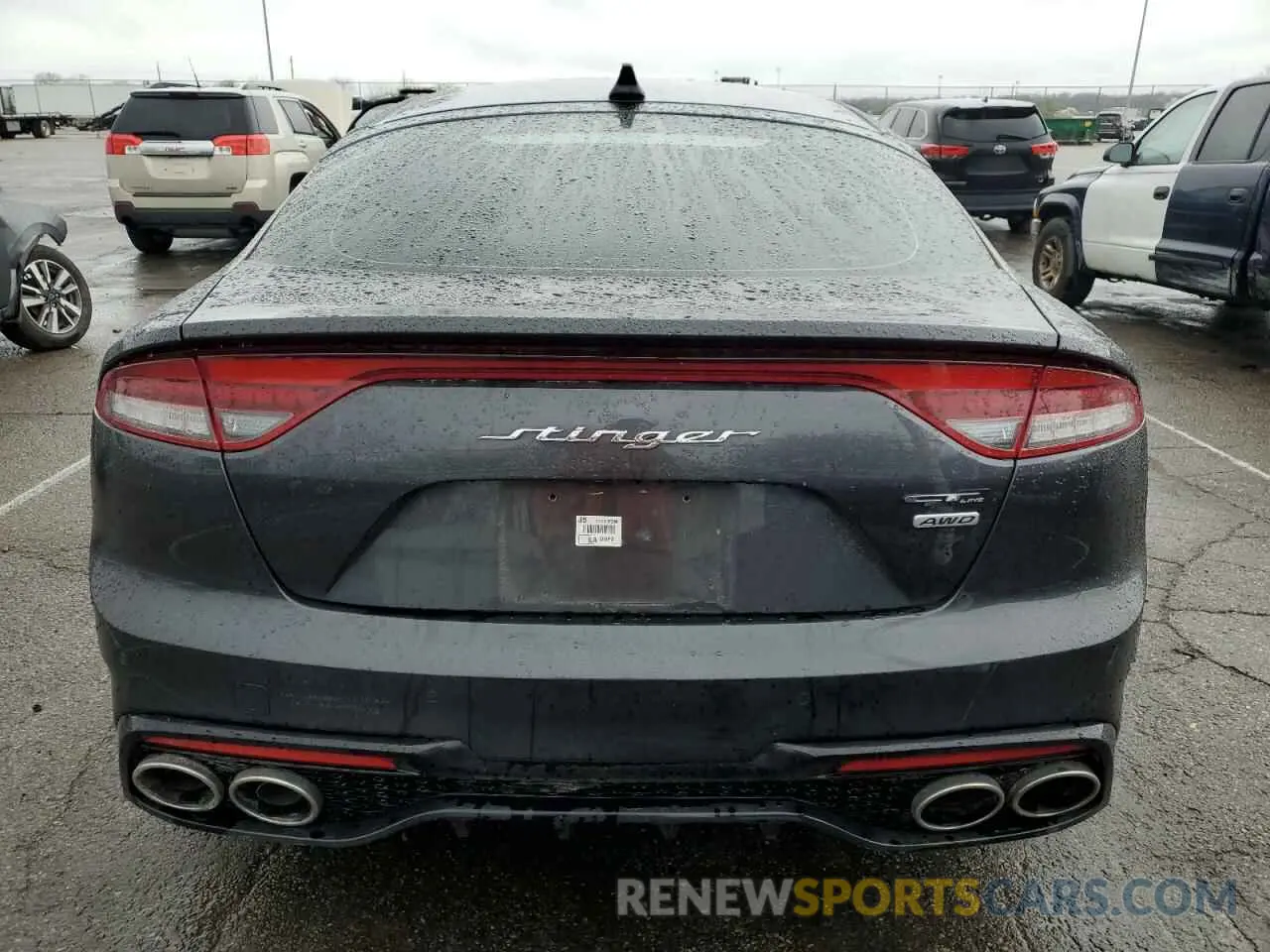 6 fotografías del automóvil dañado KNAE35LD7N6117648 KIA STINGER 2022