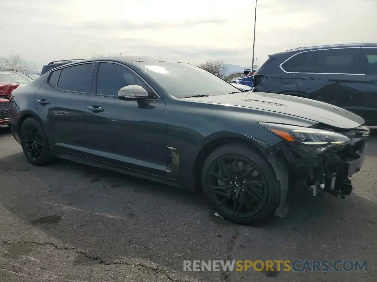 4 fotografías del automóvil dañado KNAE35LD8N6113477 KIA STINGER 2022