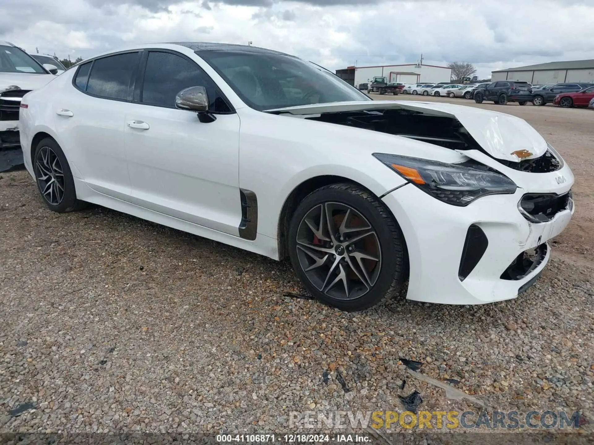 1 fotografías del automóvil dañado KNAE35LD8N6118811 KIA STINGER 2022