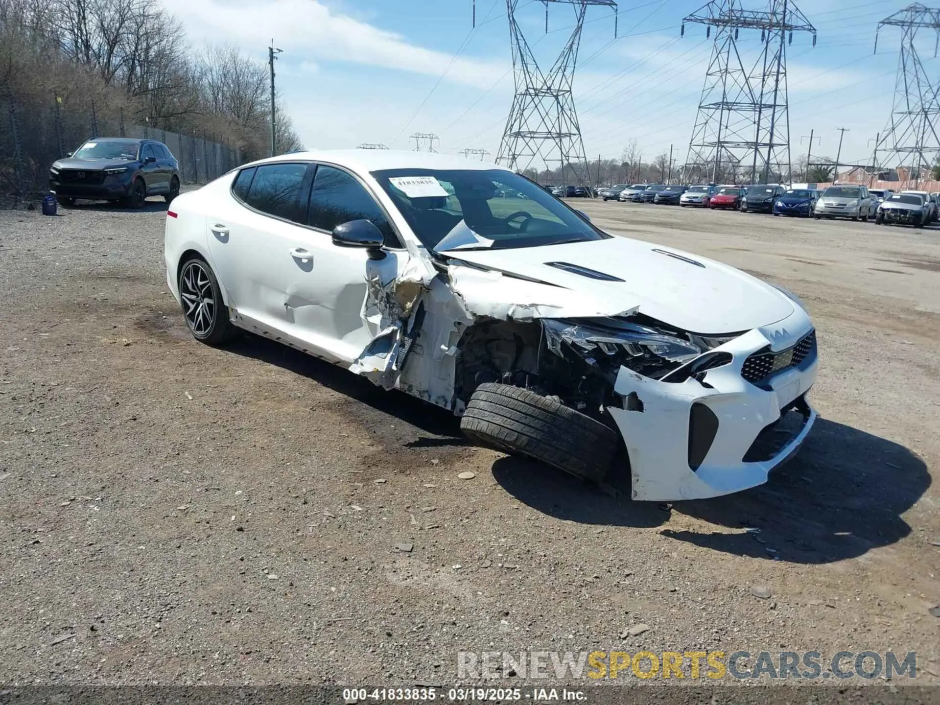 1 fotografías del automóvil dañado KNAE35LD9N6116078 KIA STINGER 2022