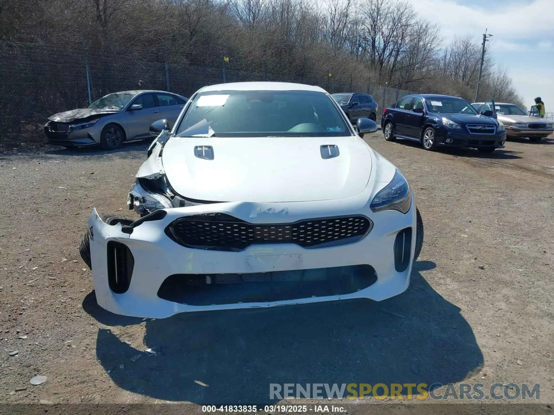 13 fotografías del automóvil dañado KNAE35LD9N6116078 KIA STINGER 2022