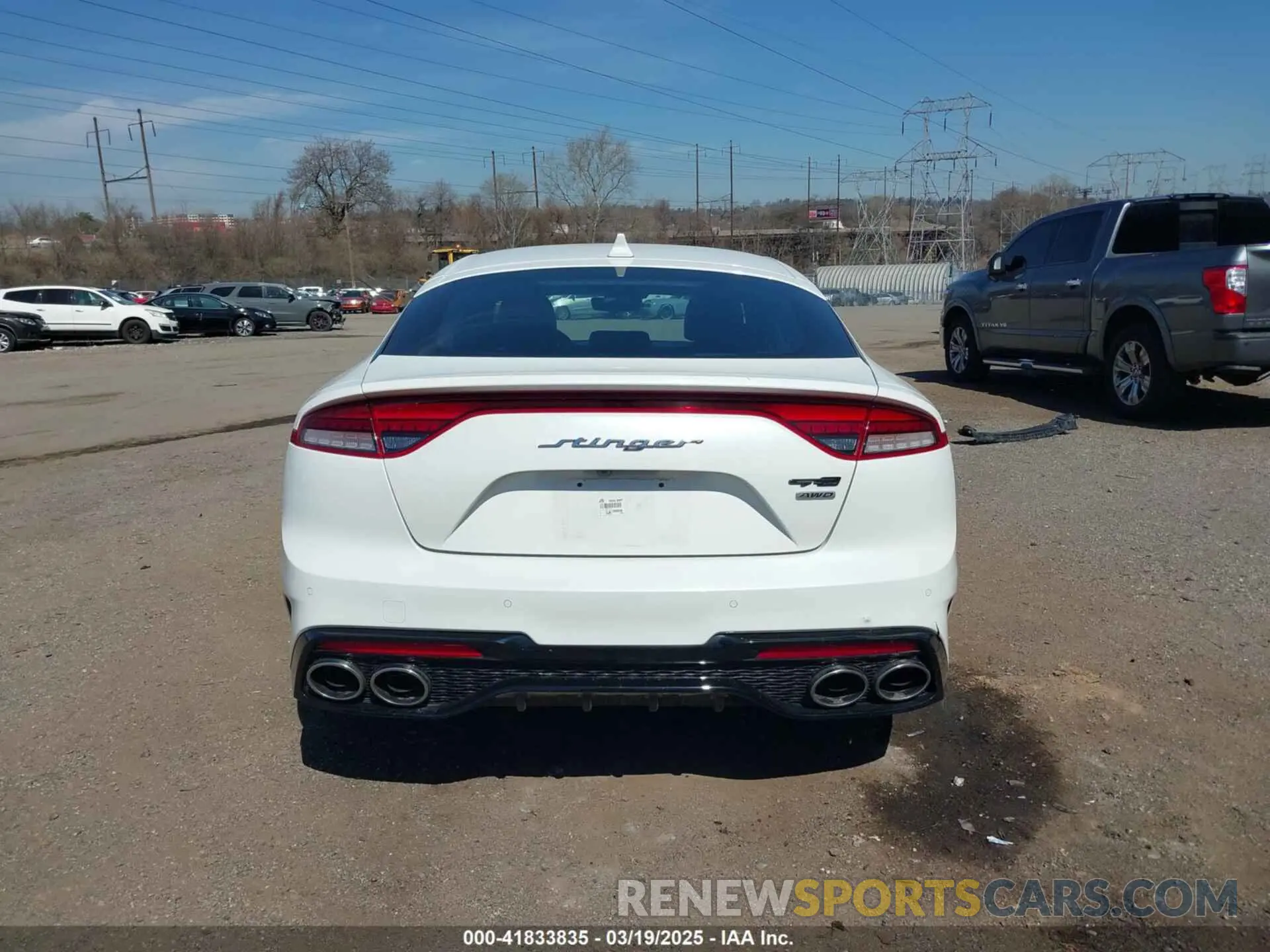 17 fotografías del automóvil dañado KNAE35LD9N6116078 KIA STINGER 2022