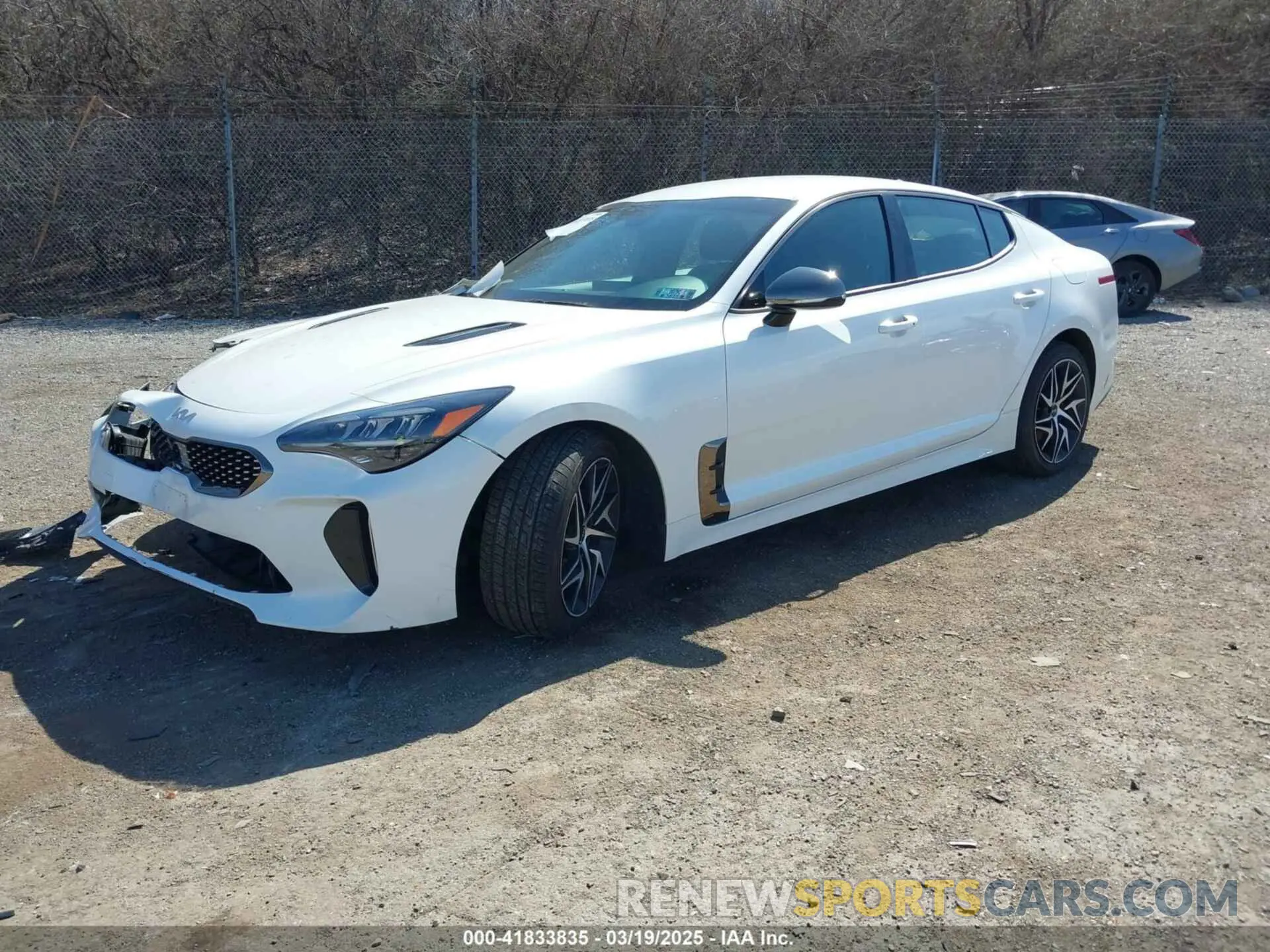 2 fotografías del automóvil dañado KNAE35LD9N6116078 KIA STINGER 2022