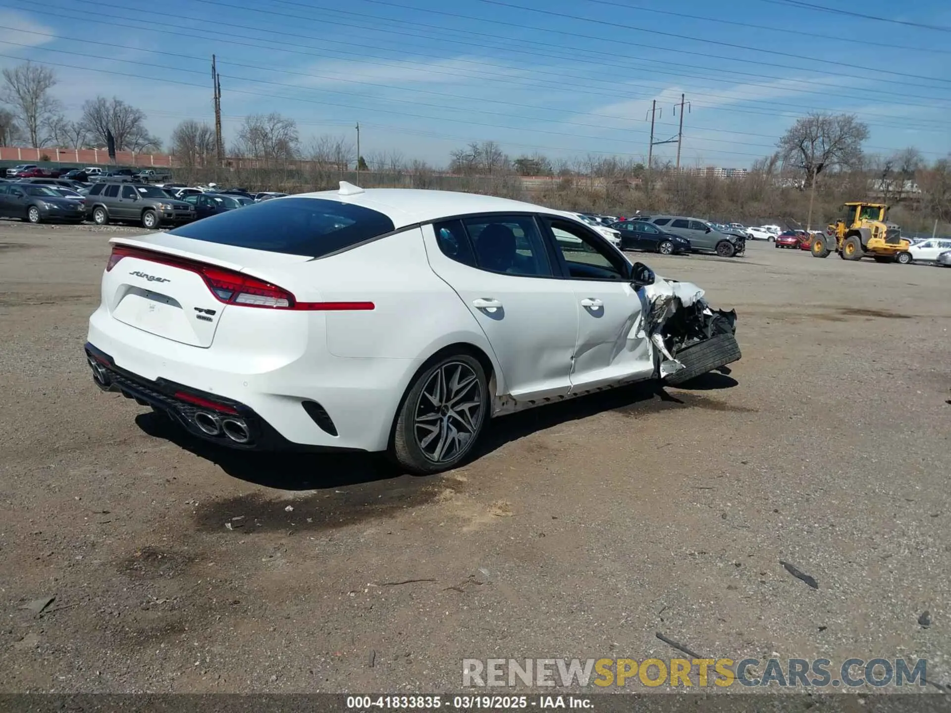 4 fotografías del automóvil dañado KNAE35LD9N6116078 KIA STINGER 2022