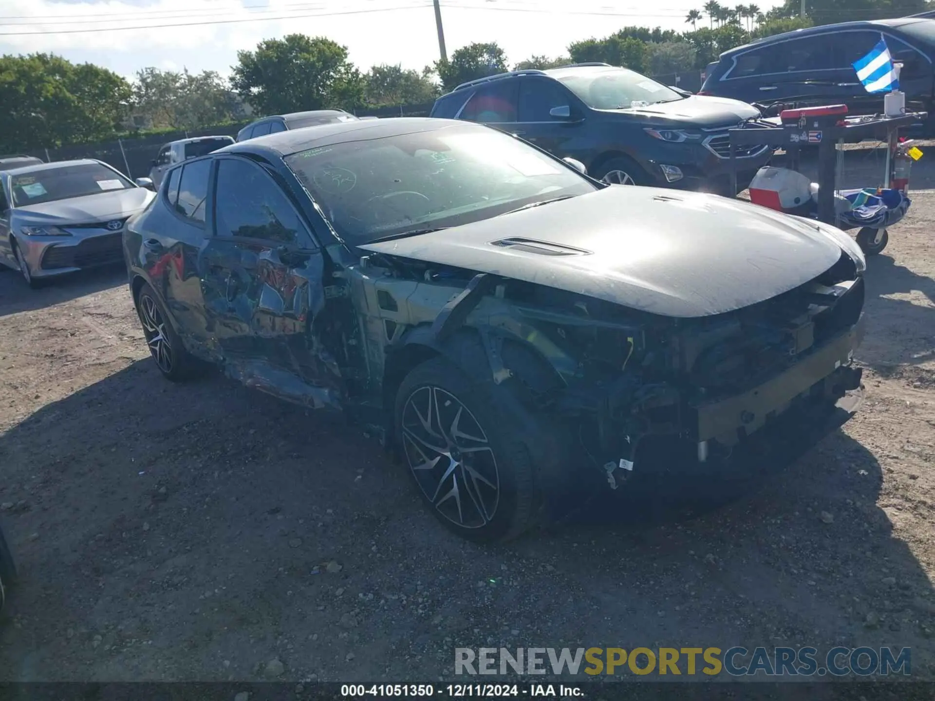 1 fotografías del automóvil dañado KNAE35LDXN6116199 KIA STINGER 2022