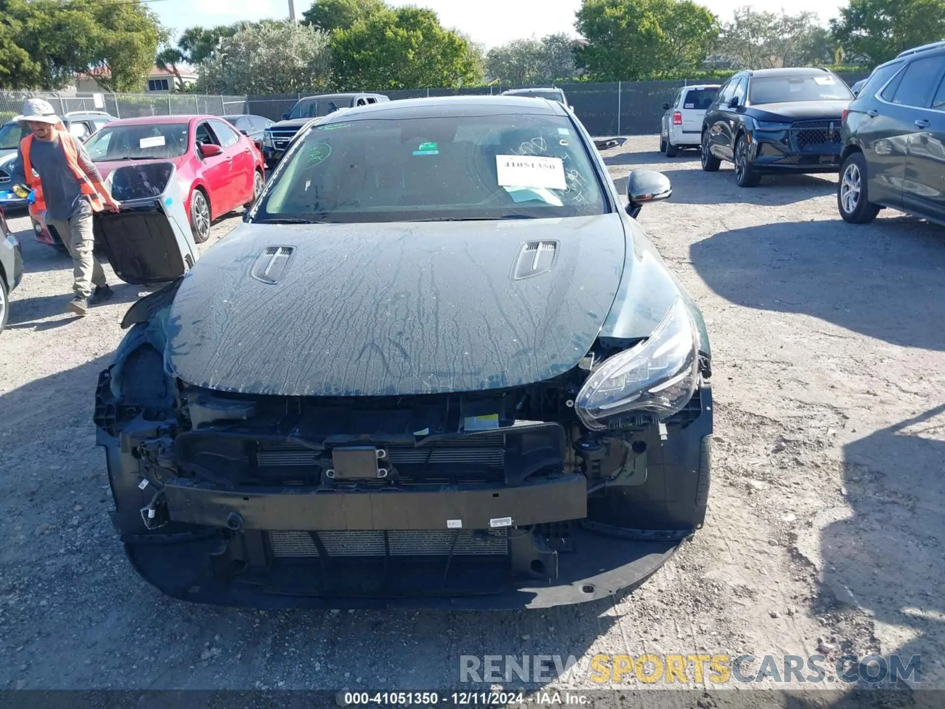 12 fotografías del automóvil dañado KNAE35LDXN6116199 KIA STINGER 2022
