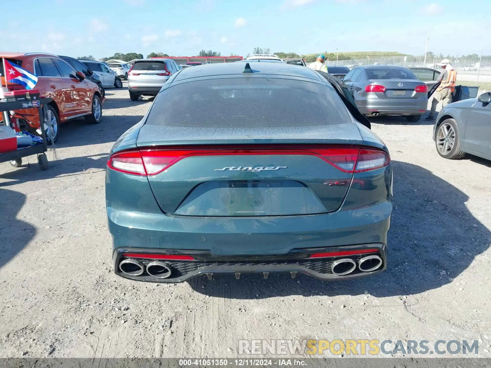 16 fotografías del automóvil dañado KNAE35LDXN6116199 KIA STINGER 2022