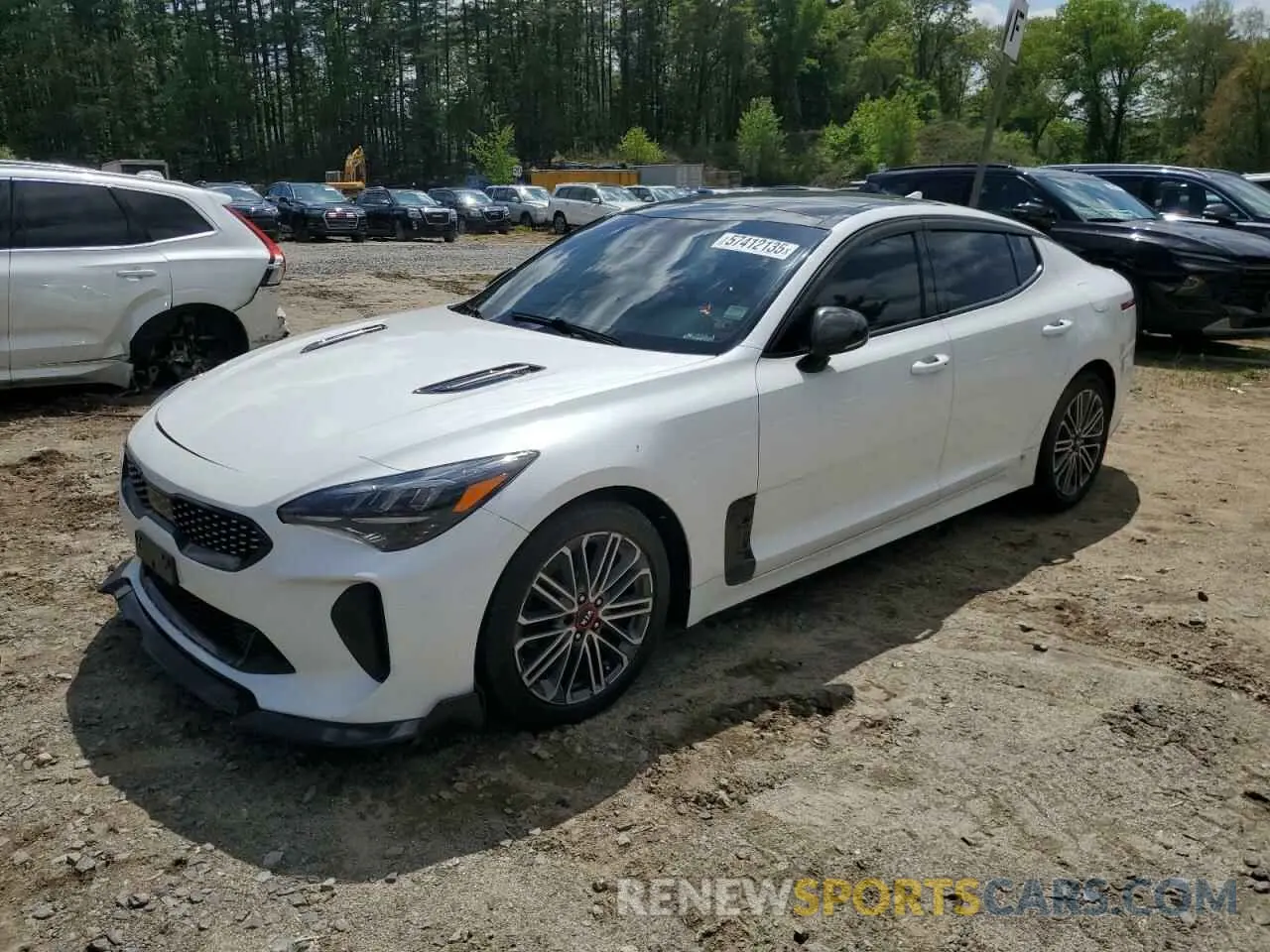 1 fotografías del automóvil dañado KNAE45LC1N6111493 KIA STINGER 2022