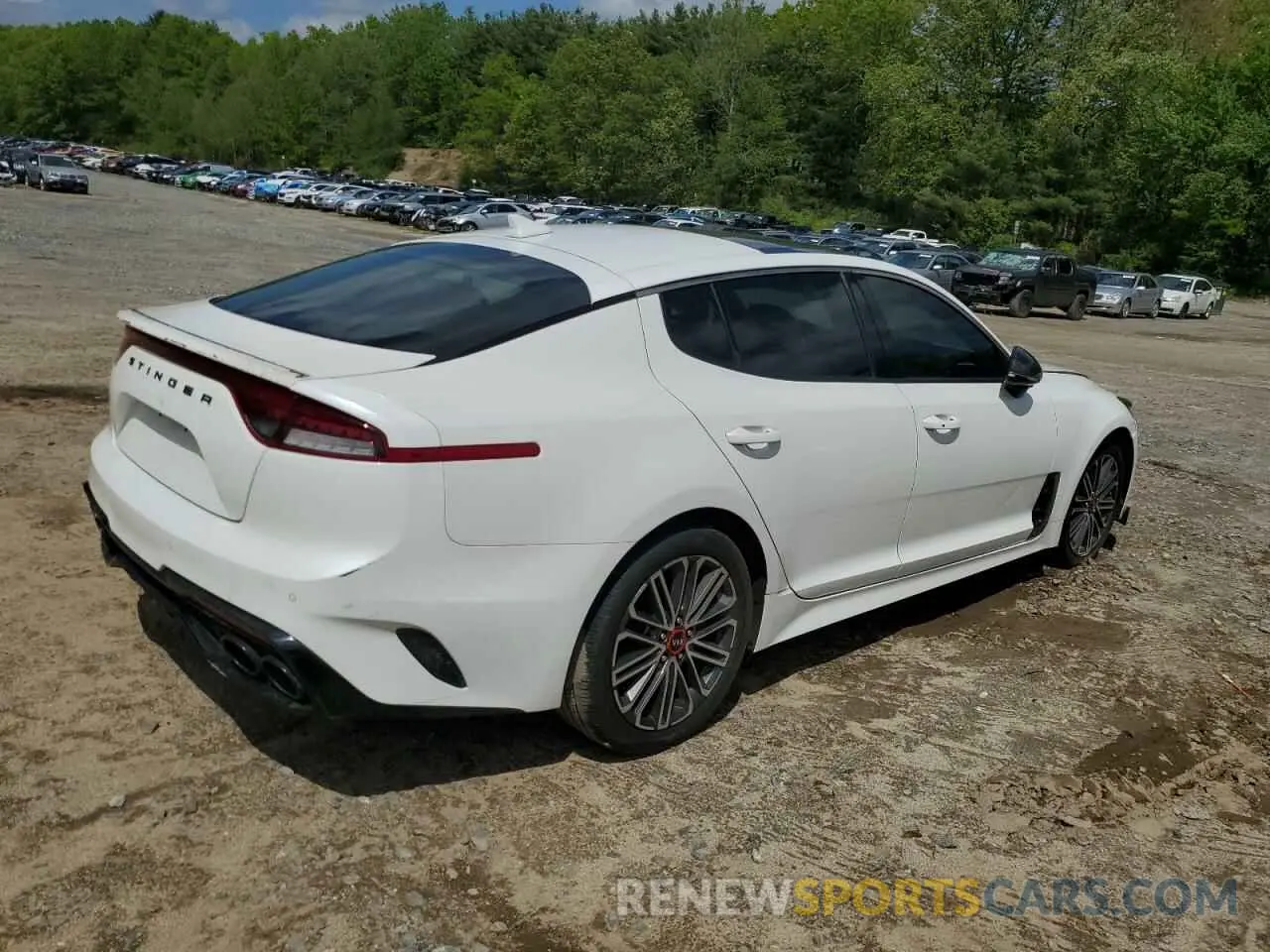 3 fotografías del automóvil dañado KNAE45LC1N6111493 KIA STINGER 2022