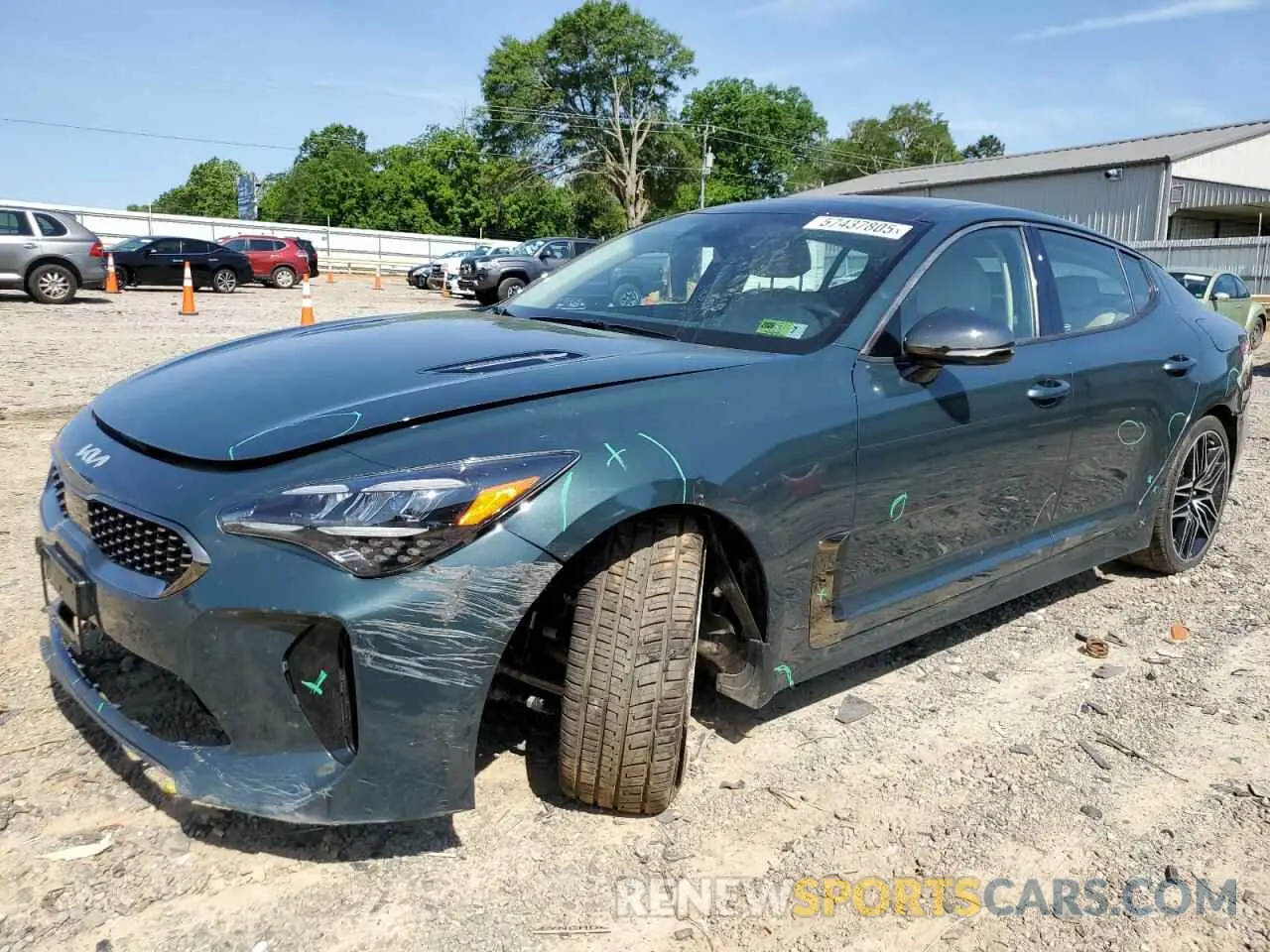 1 fotografías del automóvil dañado KNAE45LC3N6119837 KIA STINGER 2022