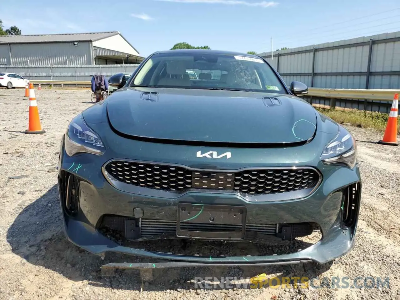 5 fotografías del automóvil dañado KNAE45LC3N6119837 KIA STINGER 2022