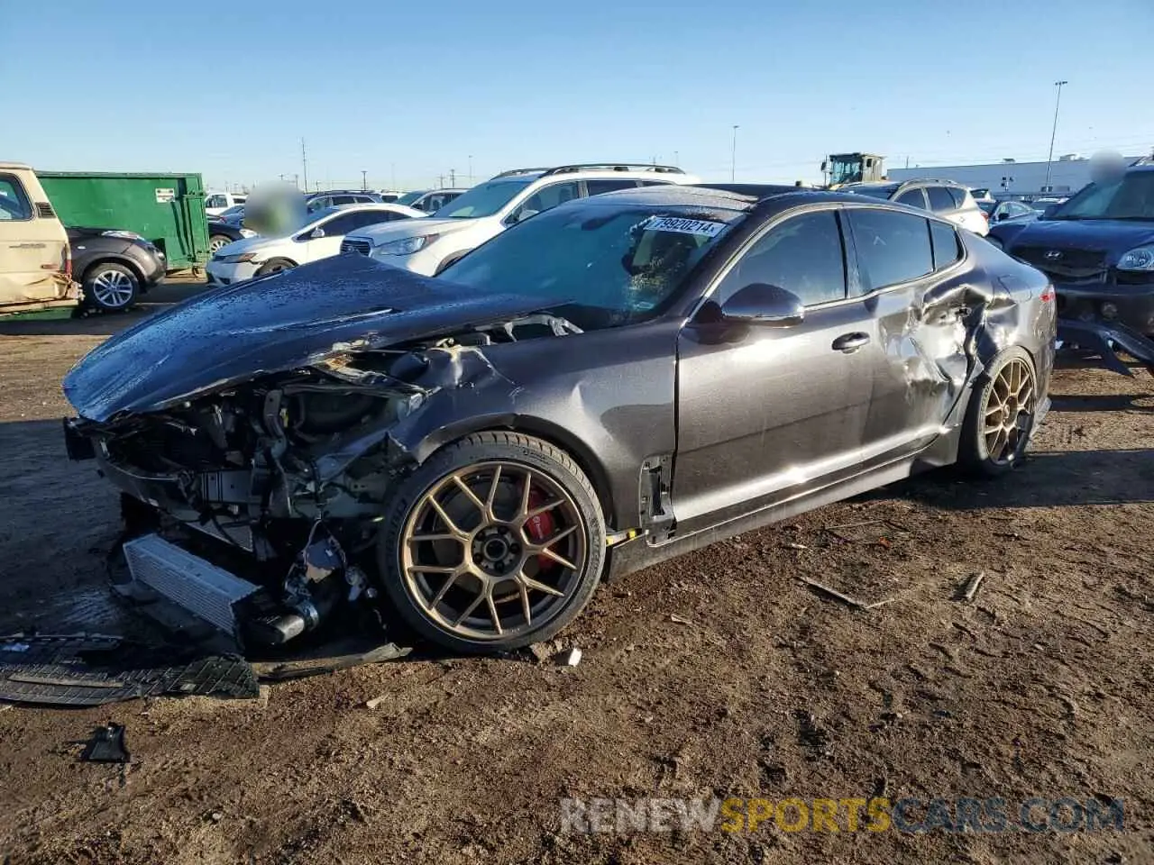 1 fotografías del automóvil dañado KNAE45LC5N6111691 KIA STINGER 2022