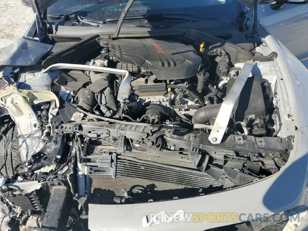 12 fotografías del automóvil dañado KNAE45LC7N6119730 KIA STINGER 2022