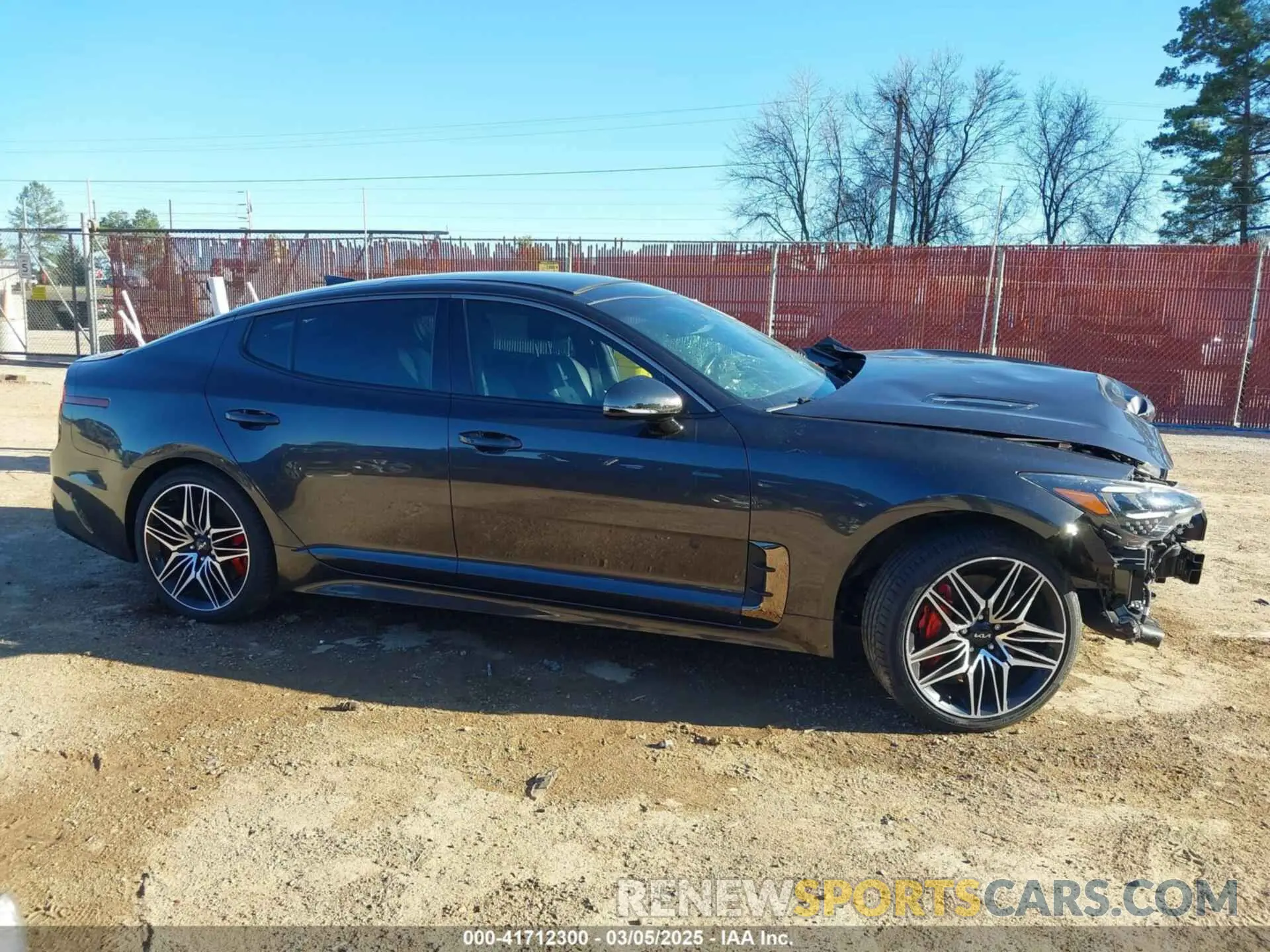14 fotografías del automóvil dañado KNAE45LC8N6111815 KIA STINGER 2022