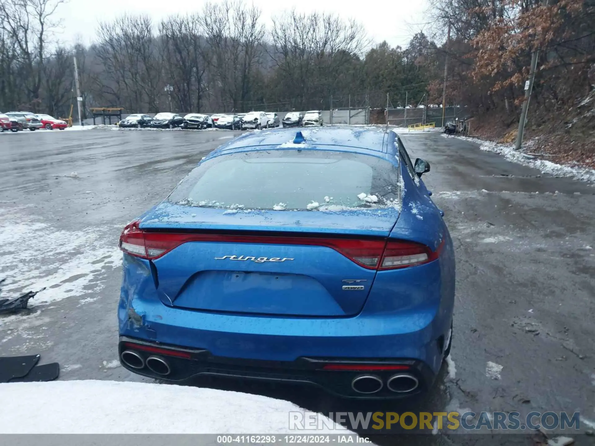 17 fotografías del automóvil dañado KNAE45LCXN6107958 KIA STINGER 2022