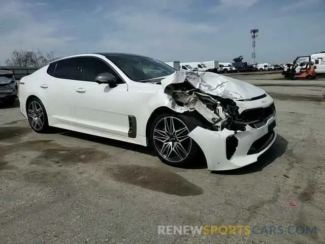 11 fotografías del automóvil dañado KNAE55LC2N6103688 KIA STINGER 2022