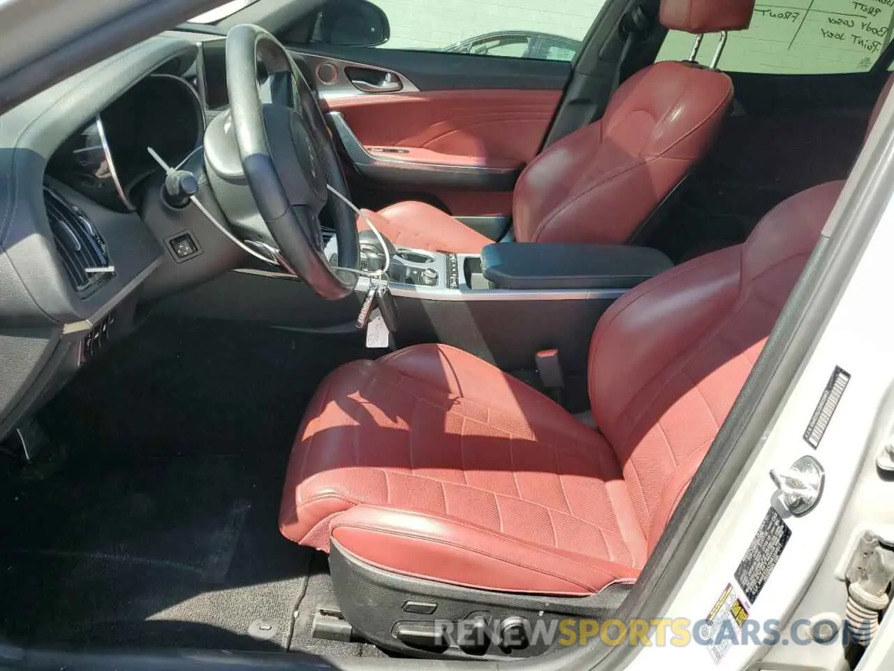 7 fotografías del automóvil dañado KNAE55LC5N6109811 KIA STINGER 2022