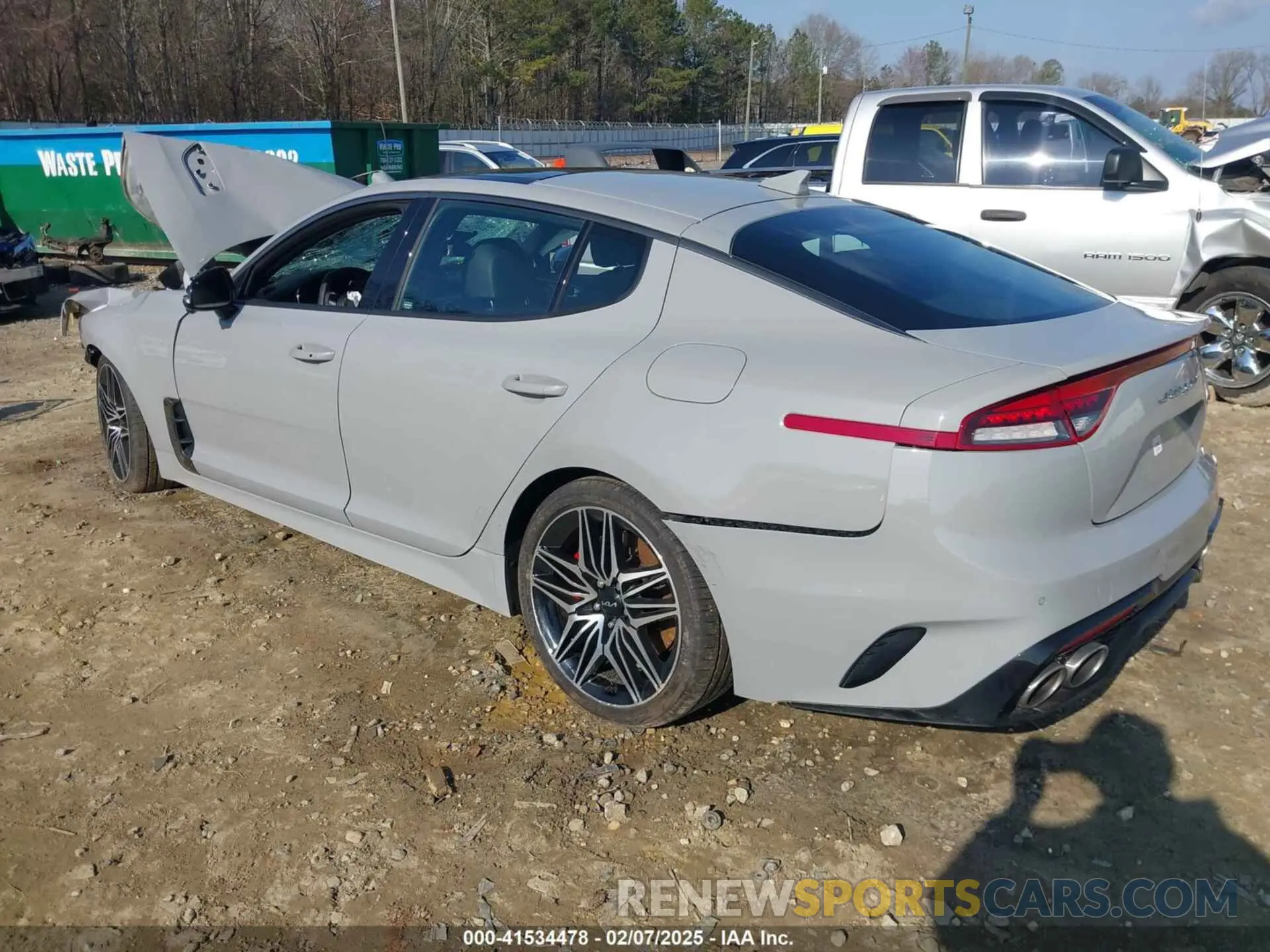 3 fotografías del automóvil dañado KNAE55LC8N6110483 KIA STINGER 2022
