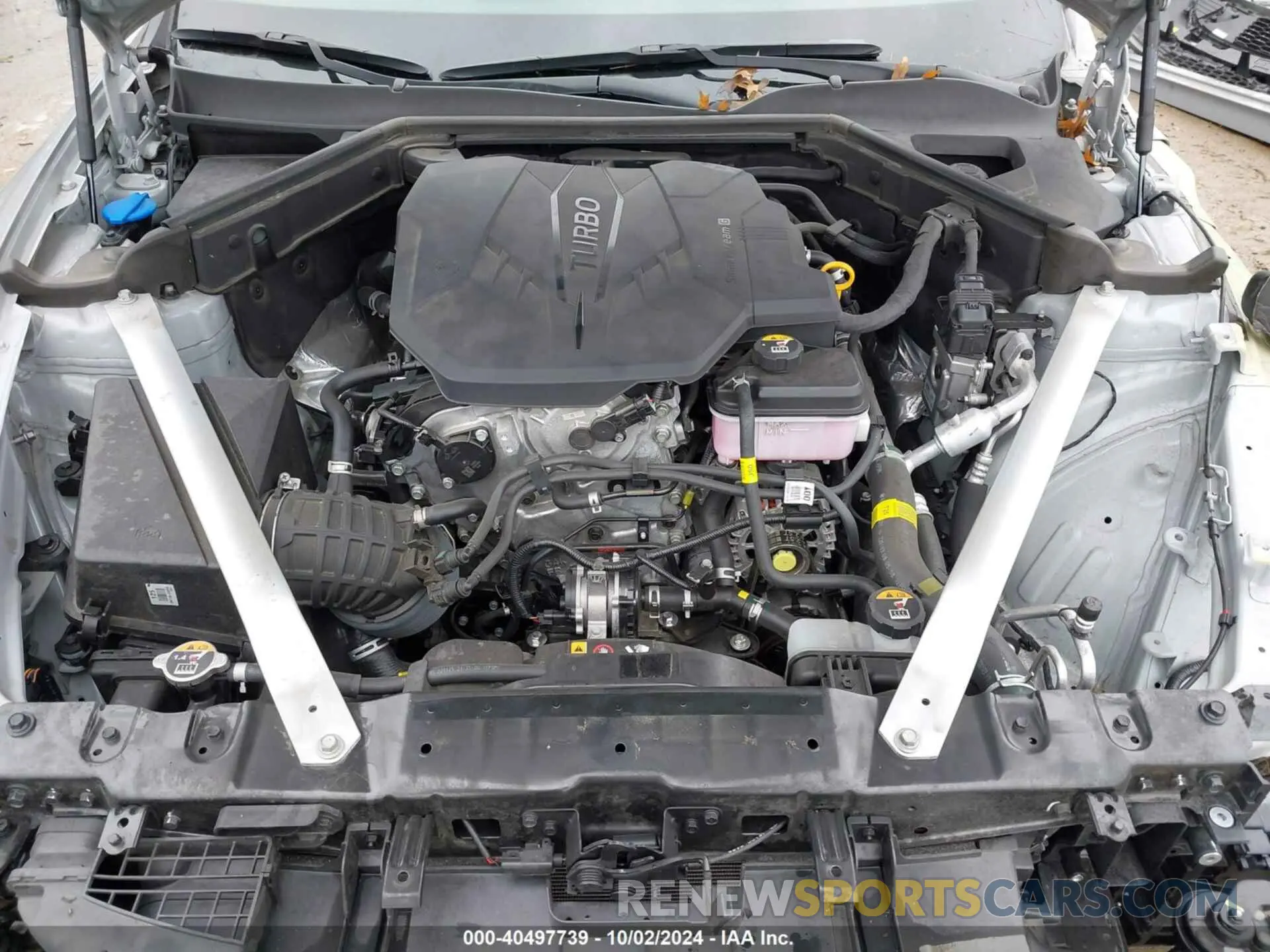 10 fotografías del automóvil dañado KNAE35LD6P6122925 KIA STINGER 2023