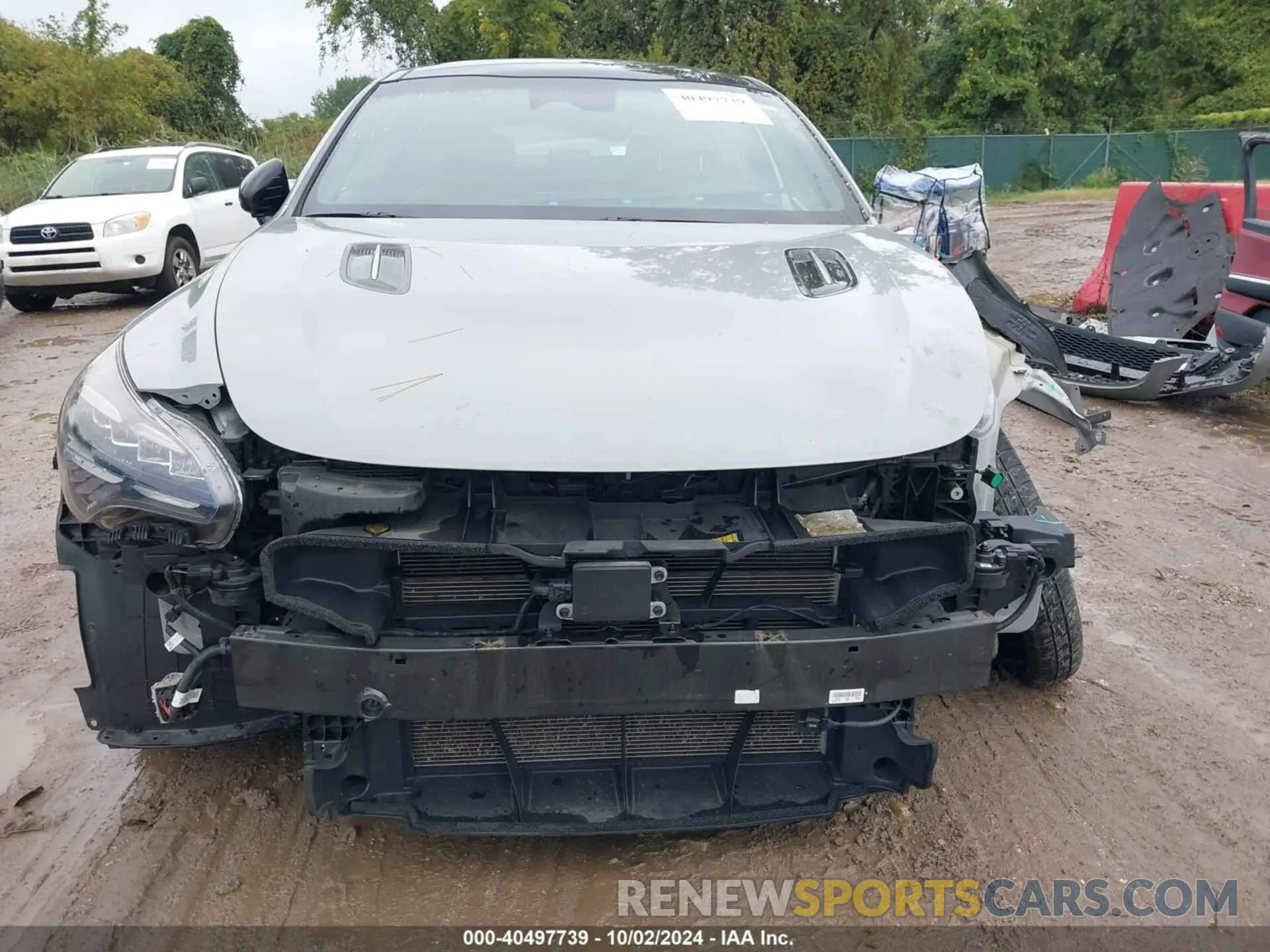 13 fotografías del automóvil dañado KNAE35LD6P6122925 KIA STINGER 2023