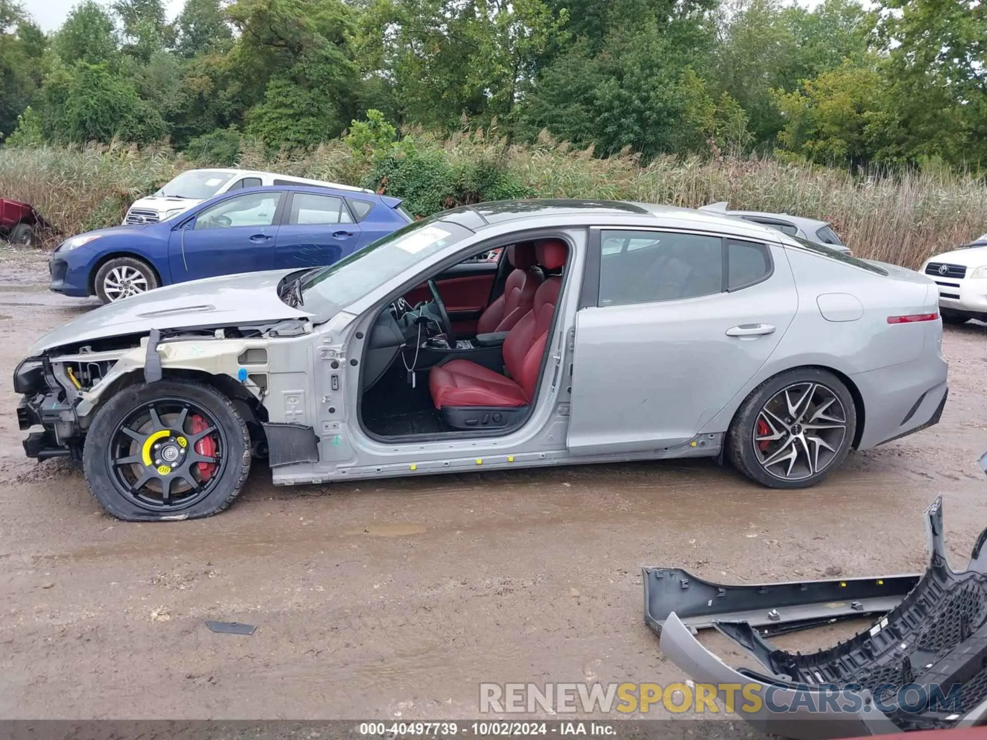 15 fotografías del automóvil dañado KNAE35LD6P6122925 KIA STINGER 2023
