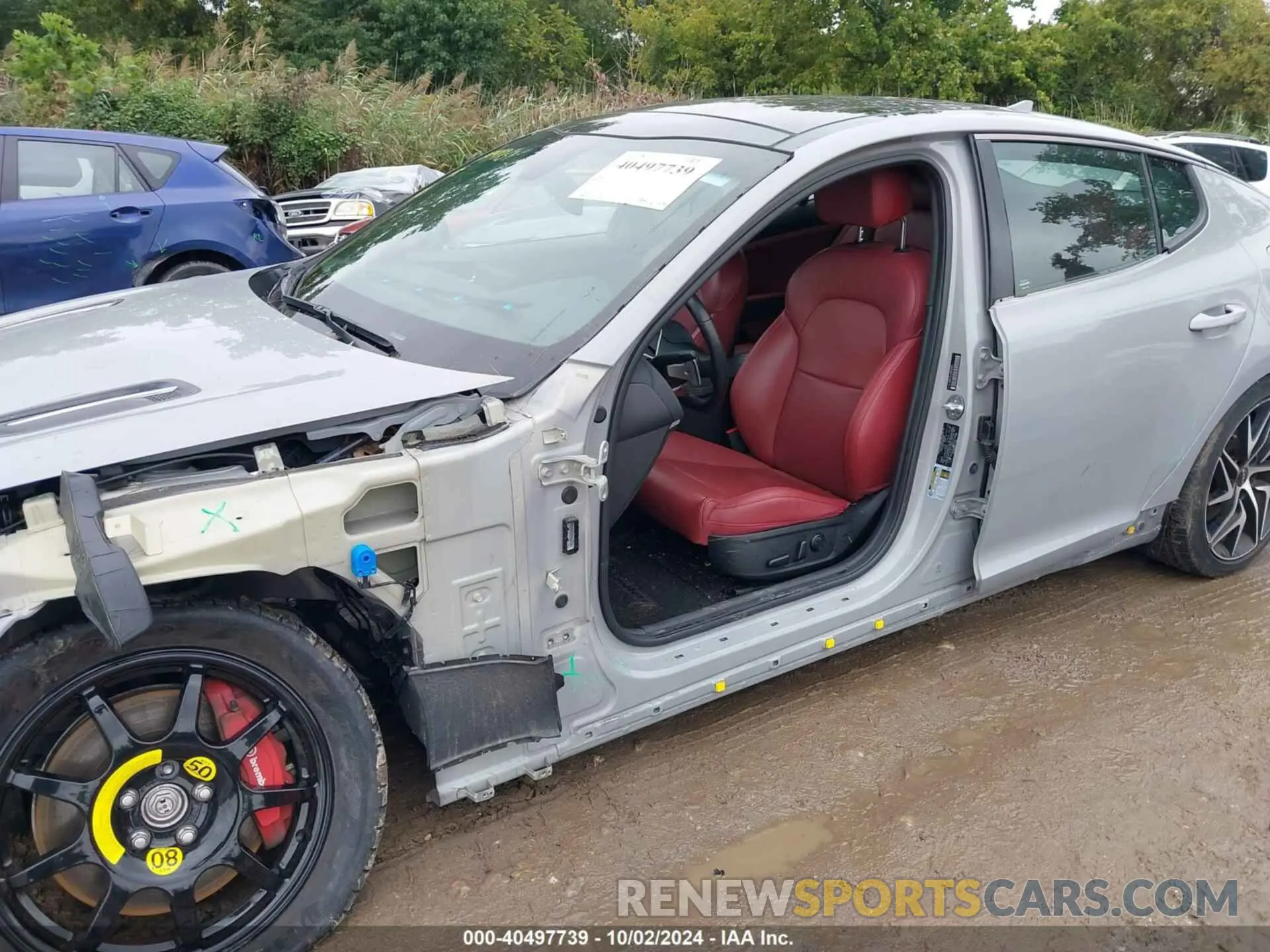 18 fotografías del automóvil dañado KNAE35LD6P6122925 KIA STINGER 2023
