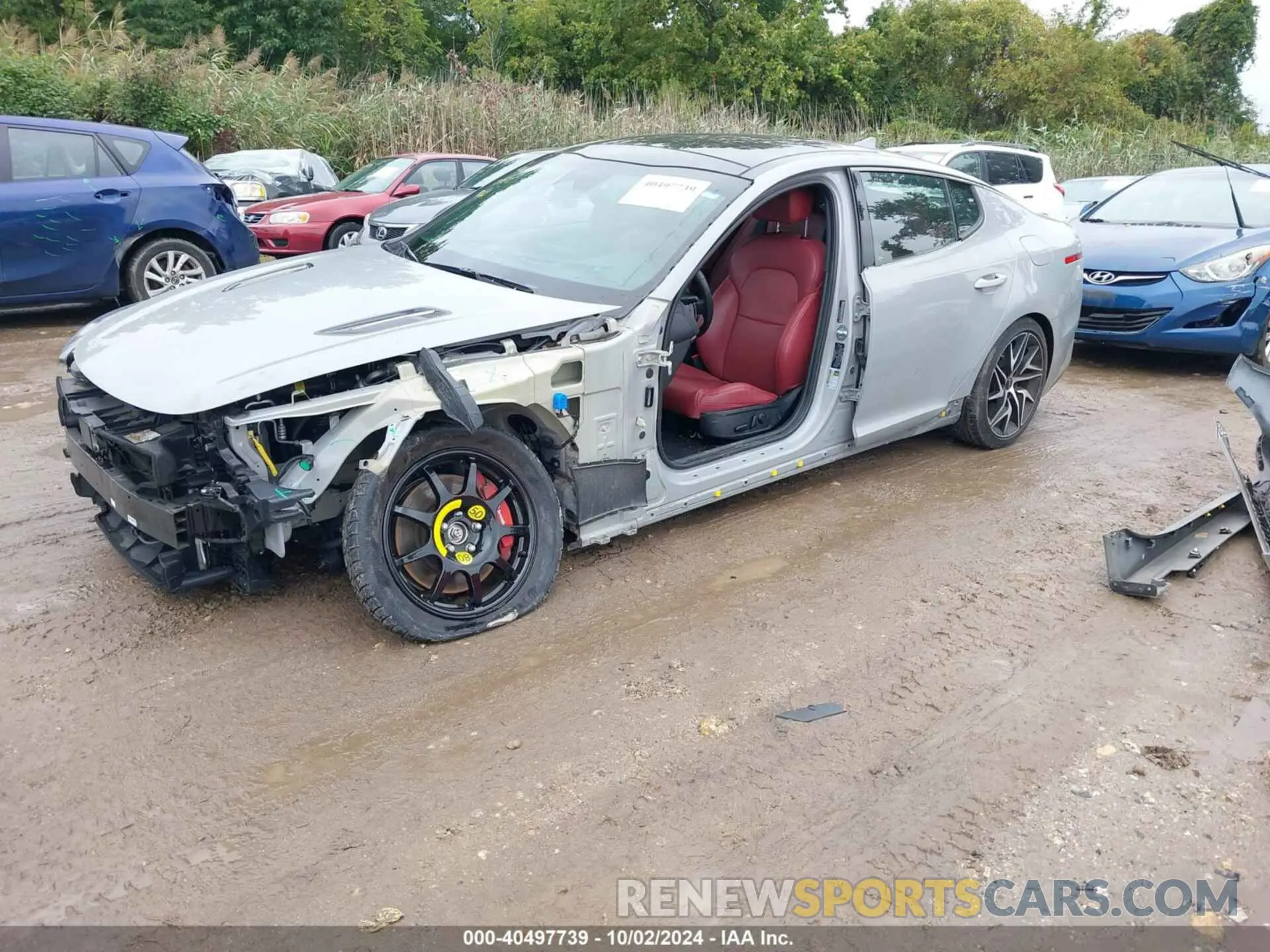 2 fotografías del automóvil dañado KNAE35LD6P6122925 KIA STINGER 2023