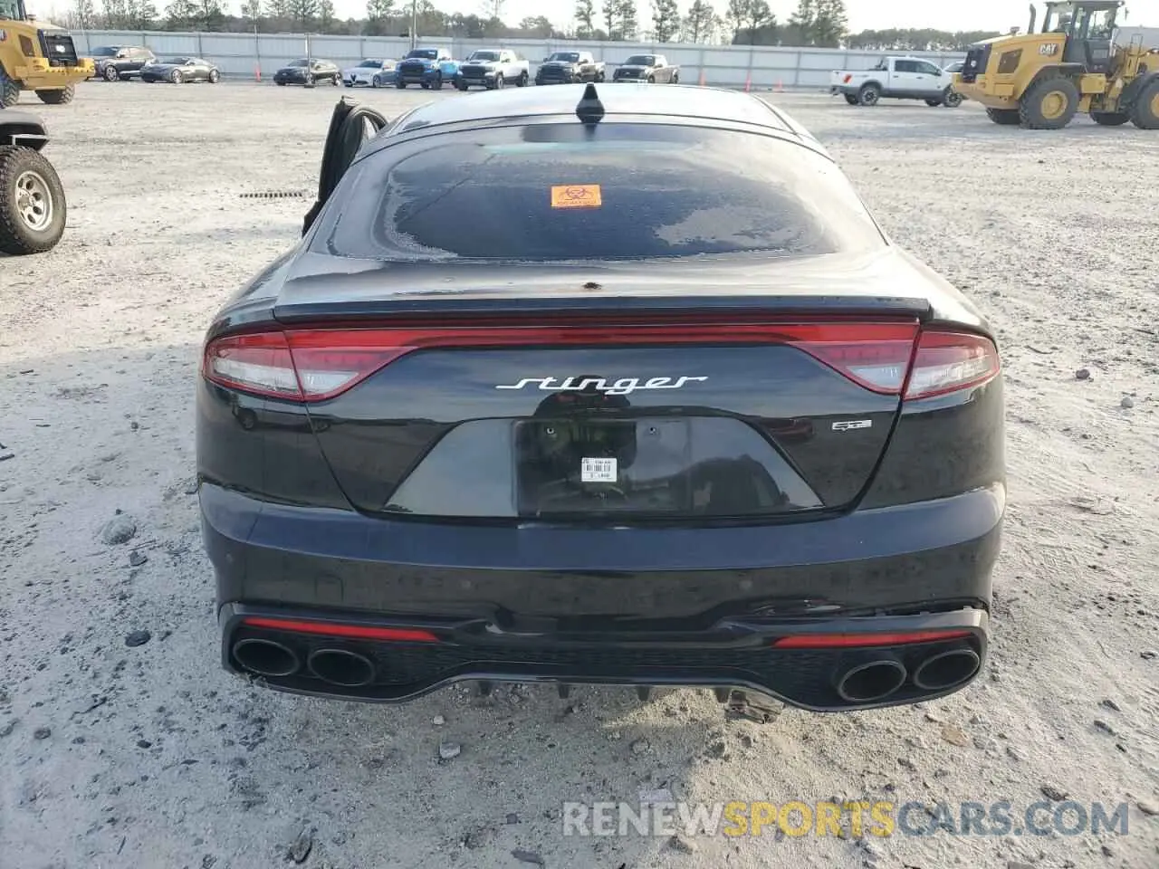 6 fotografías del automóvil dañado KNAE35LD8P6130220 KIA STINGER 2023