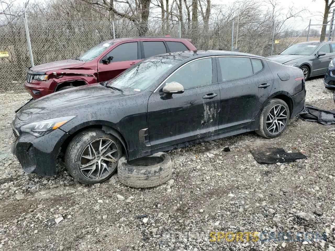 1 fotografías del automóvil dañado KNAE35LD9P6125169 KIA STINGER 2023