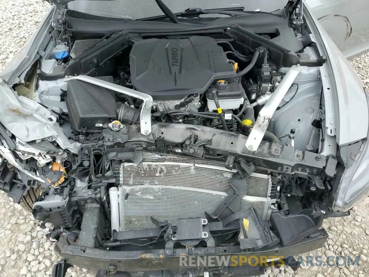 11 fotografías del automóvil dañado KNAE35LDXP6134253 KIA STINGER 2023