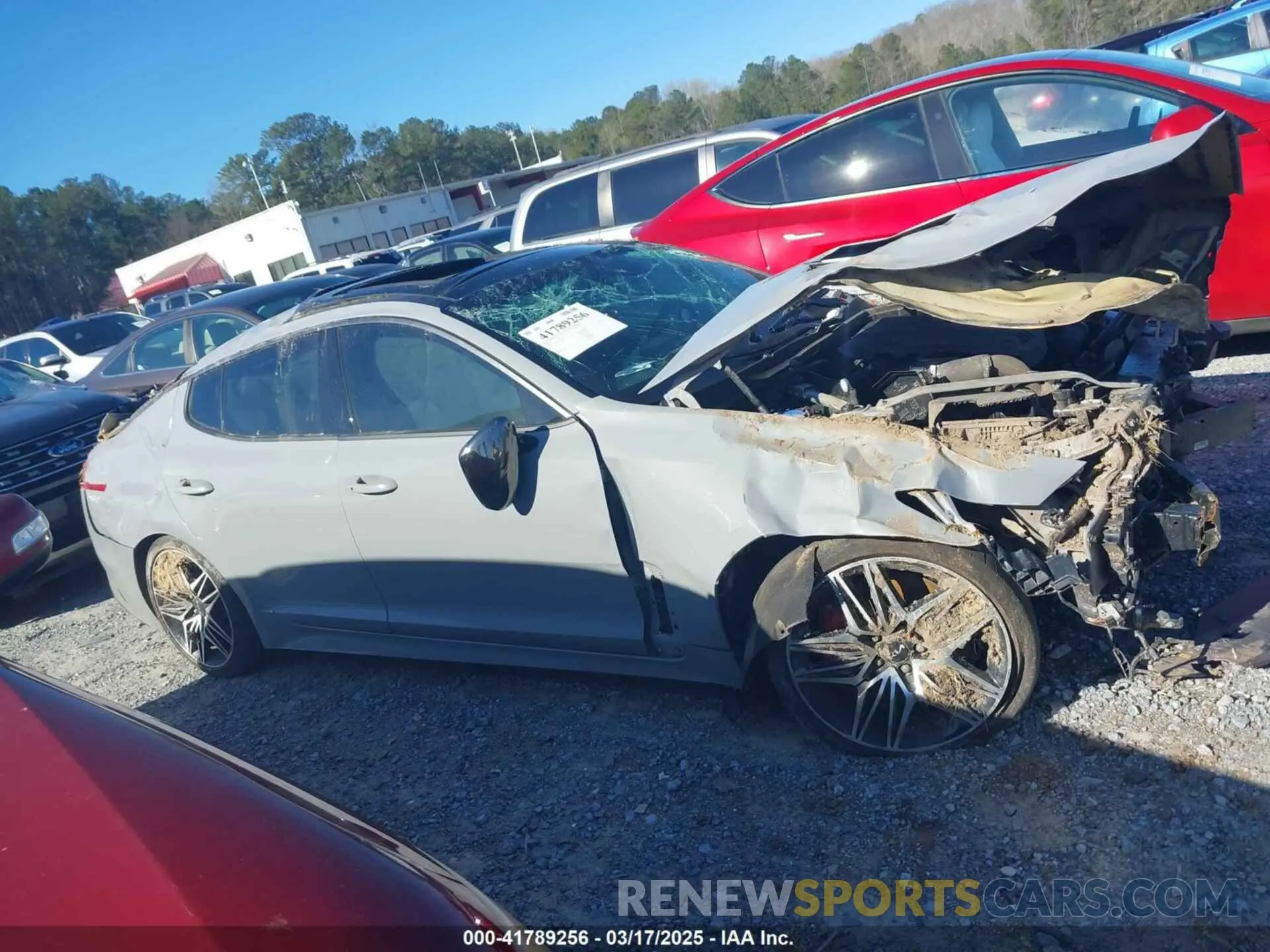 12 fotografías del automóvil dañado KNAE55LC4P6124285 KIA STINGER 2023
