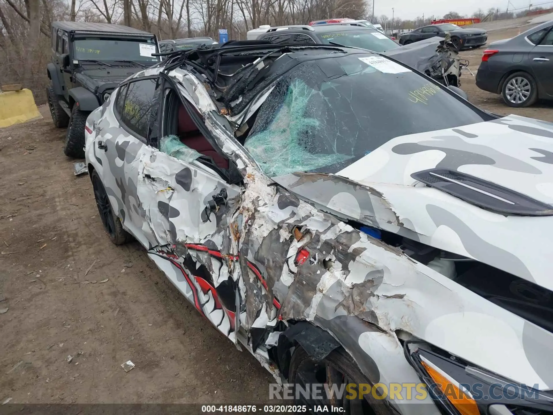 6 fotografías del automóvil dañado KNAE55LC7P6127908 KIA STINGER 2023