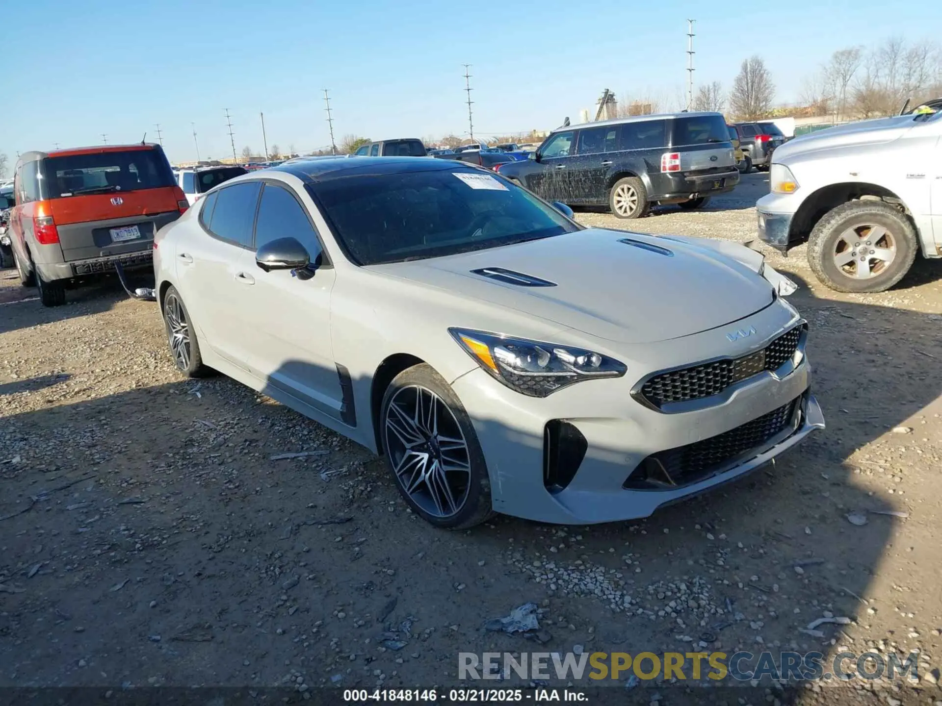 1 fotografías del automóvil dañado KNAE55LC8P6131689 KIA STINGER 2023