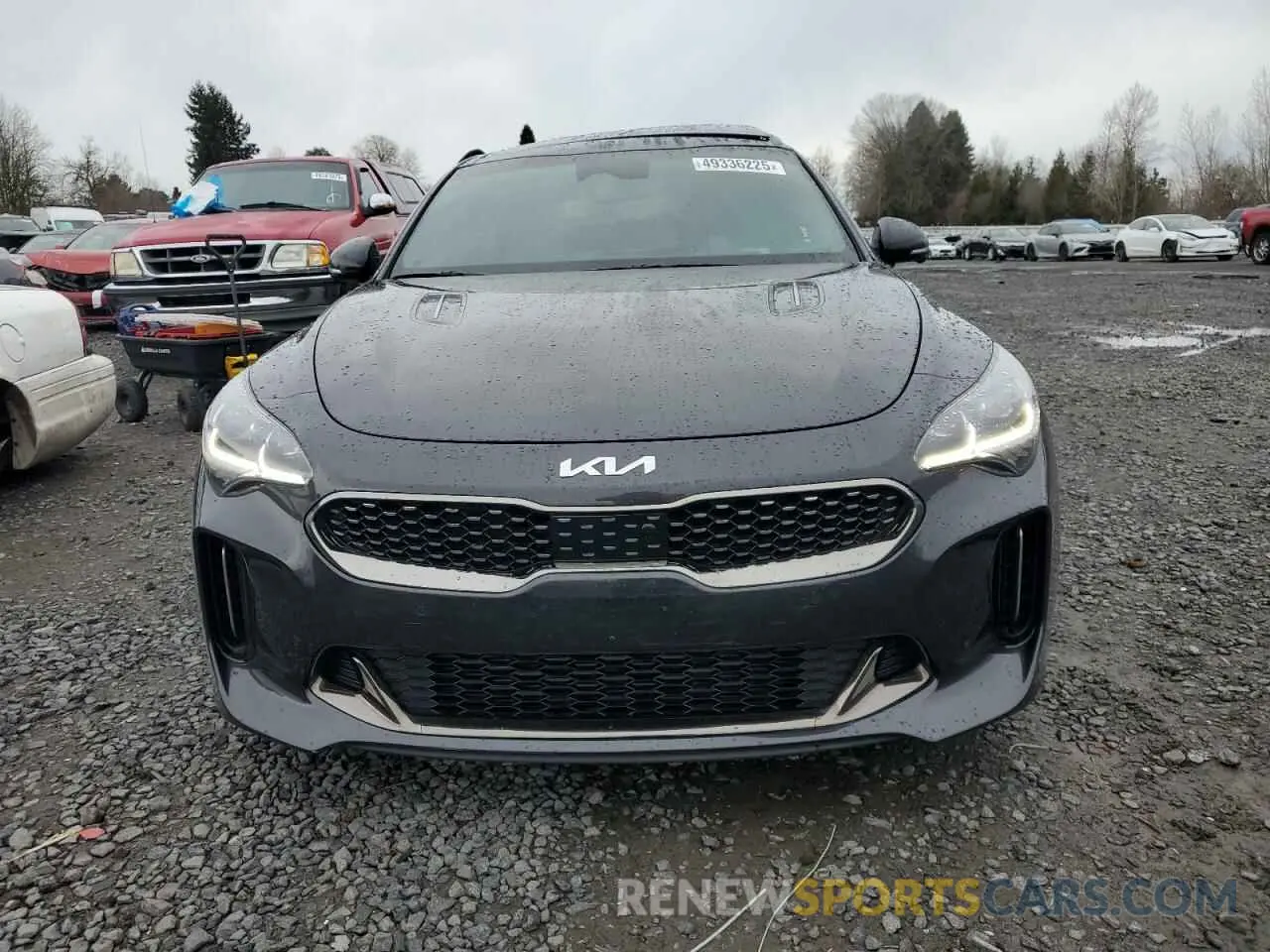 5 fotografías del automóvil dañado KNAE55LC9P6125867 KIA STINGER 2023