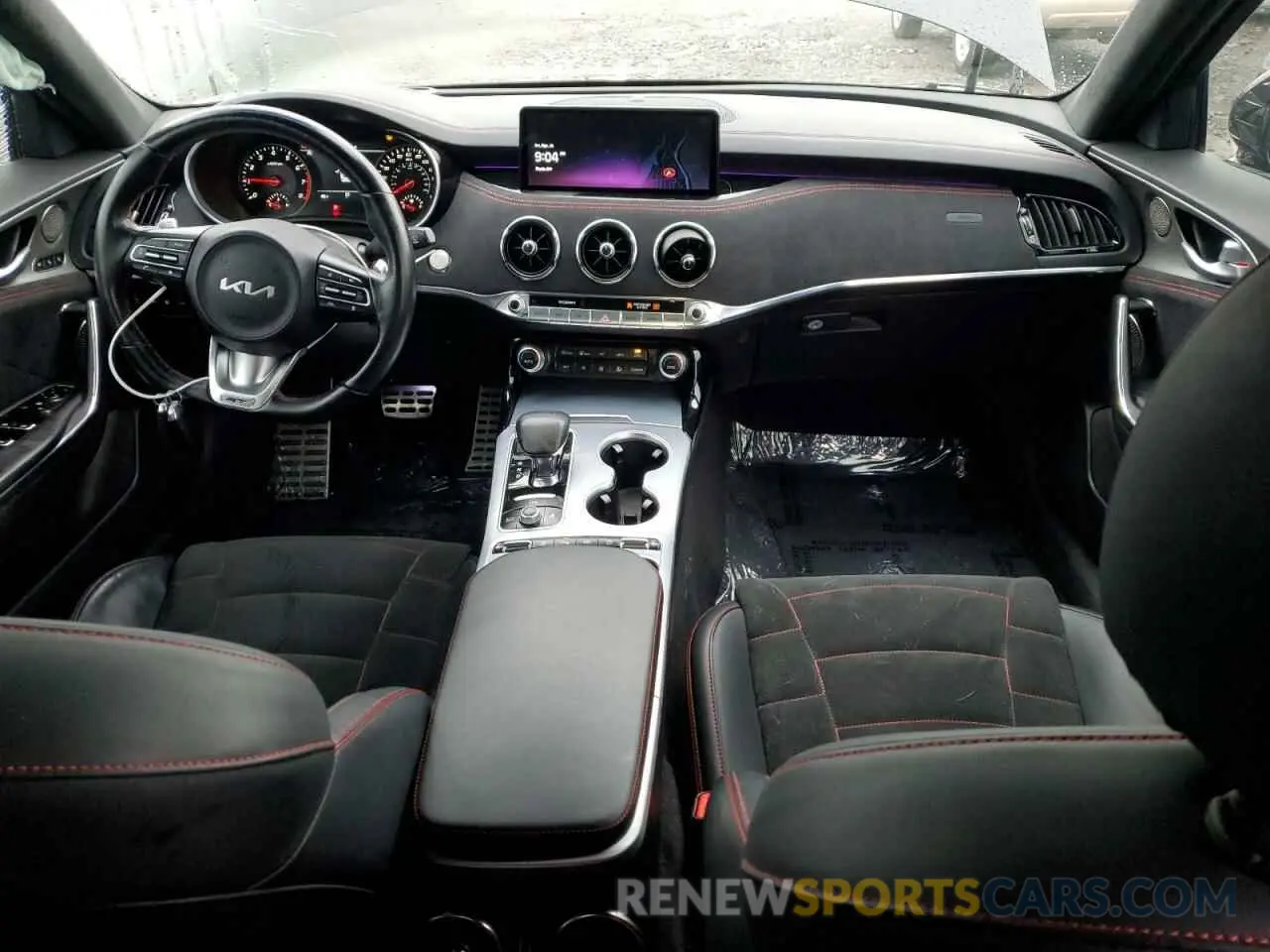 8 fotografías del automóvil dañado KNAE55LC9P6125867 KIA STINGER 2023