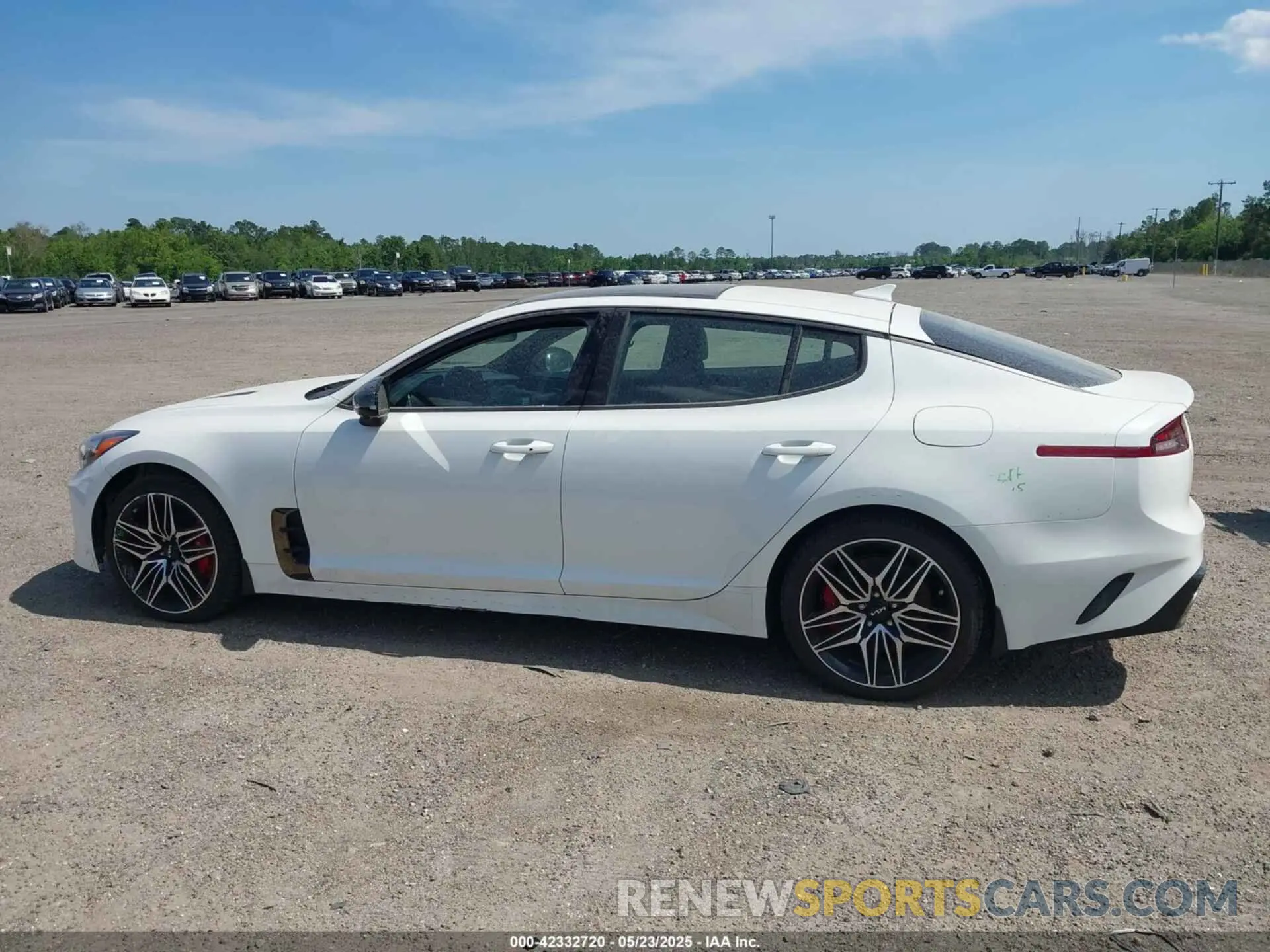 14 fotografías del automóvil dañado KNAE55LCXP6129216 KIA STINGER 2023