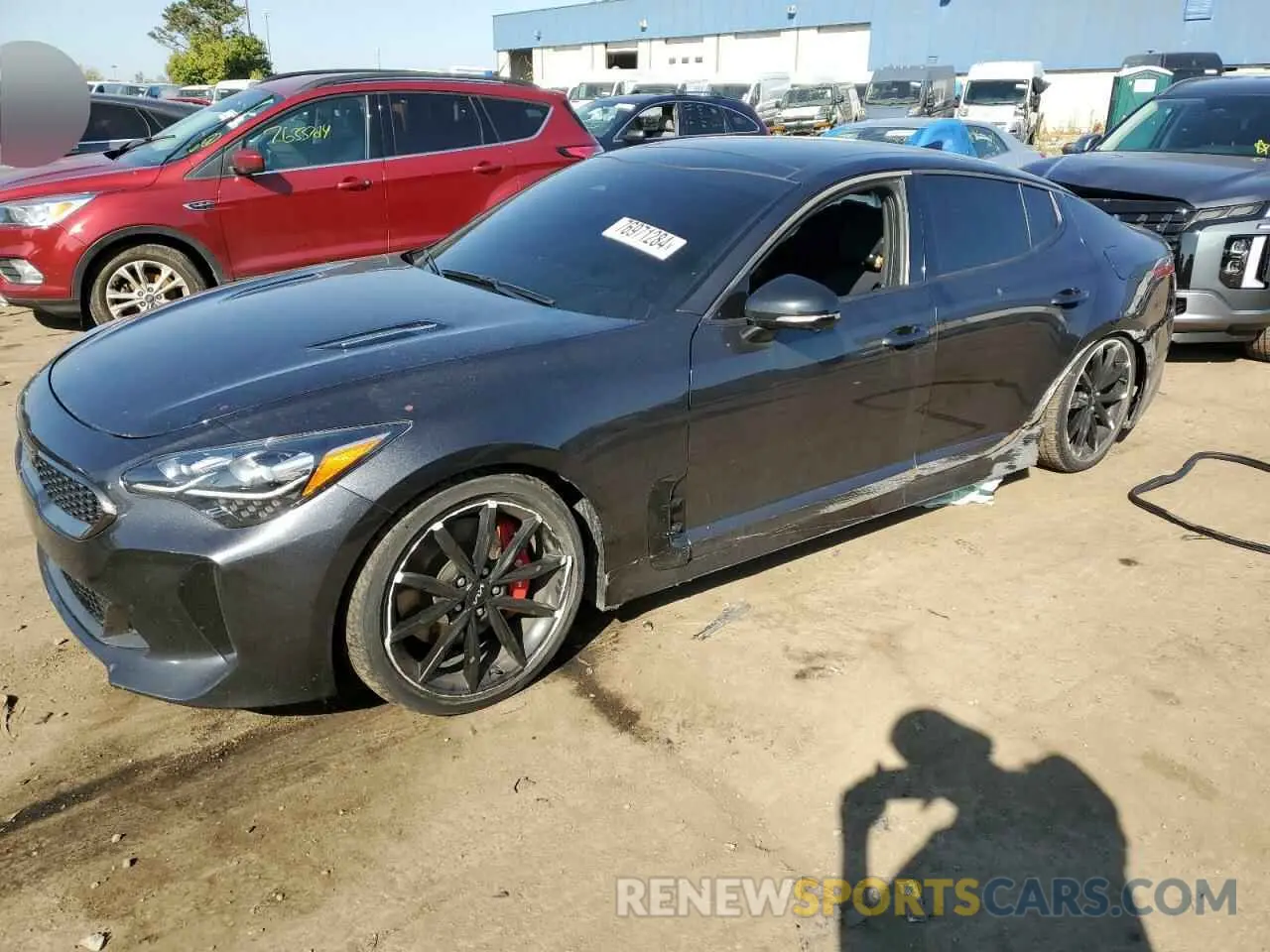1 fotografías del automóvil dañado KNAE55LCXP6129720 KIA STINGER 2023
