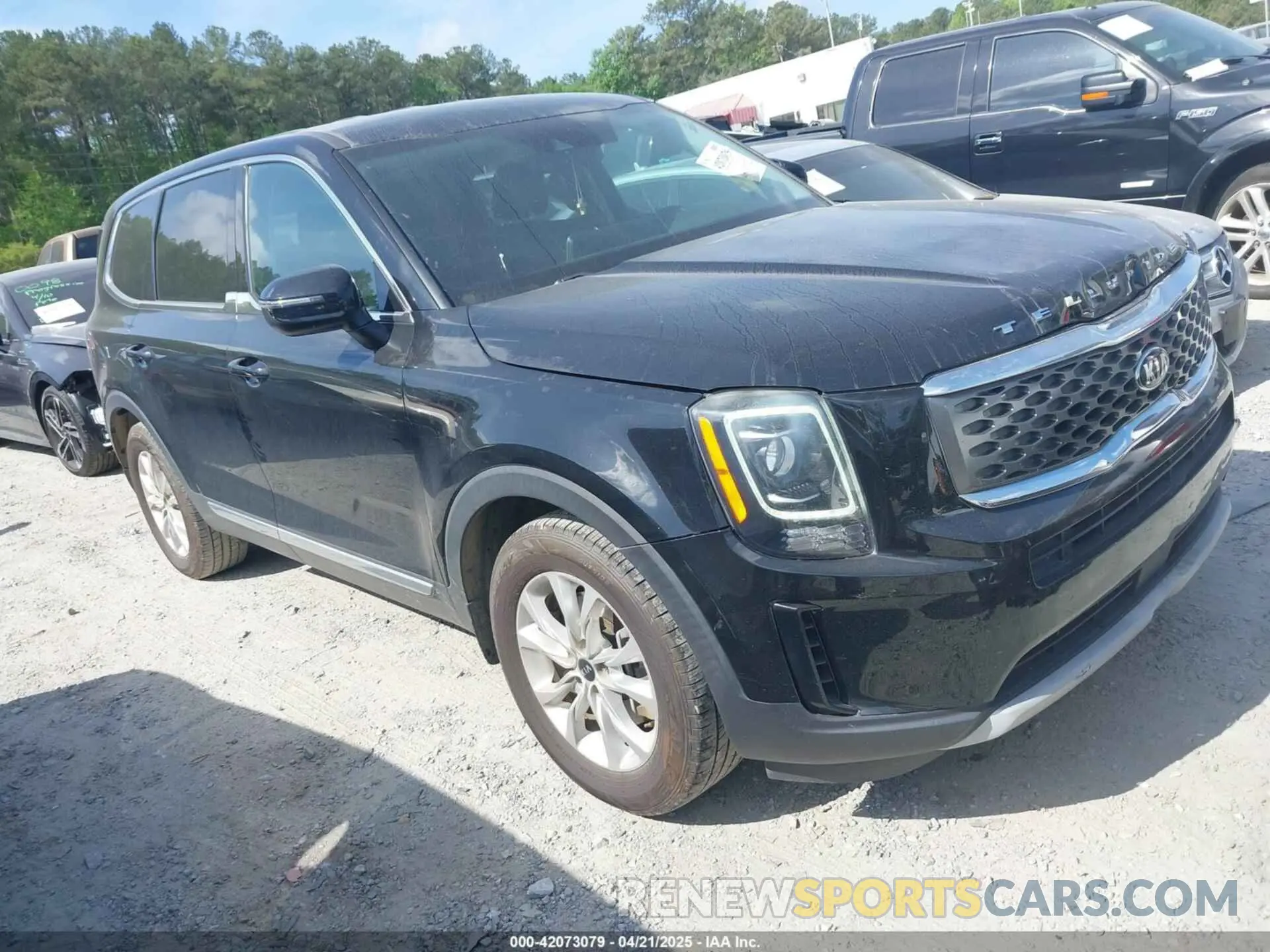 1 fotografías del automóvil dañado 5XYP24HC0LG013036 KIA TELLURIDE 2020