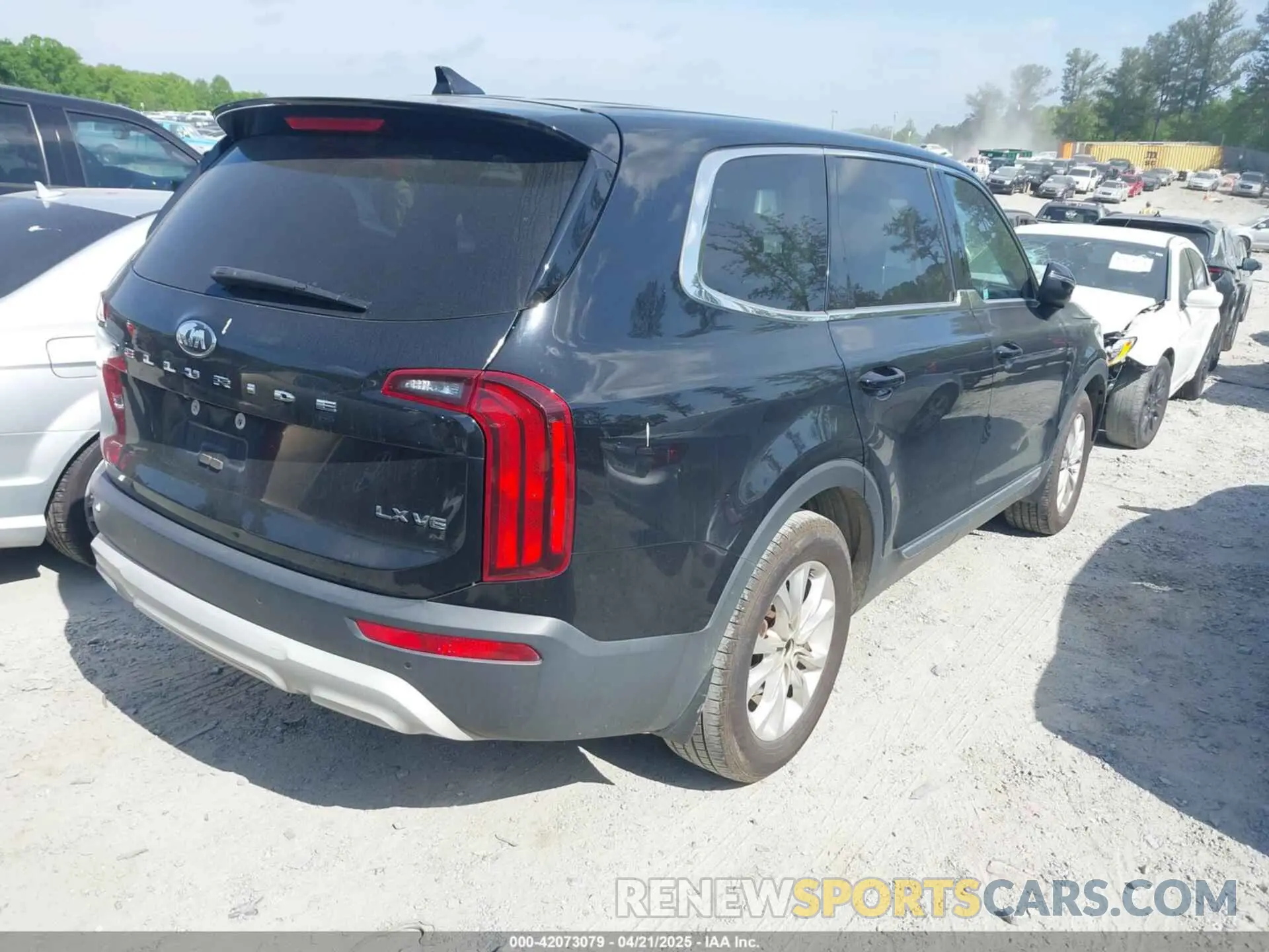 4 fotografías del automóvil dañado 5XYP24HC0LG013036 KIA TELLURIDE 2020