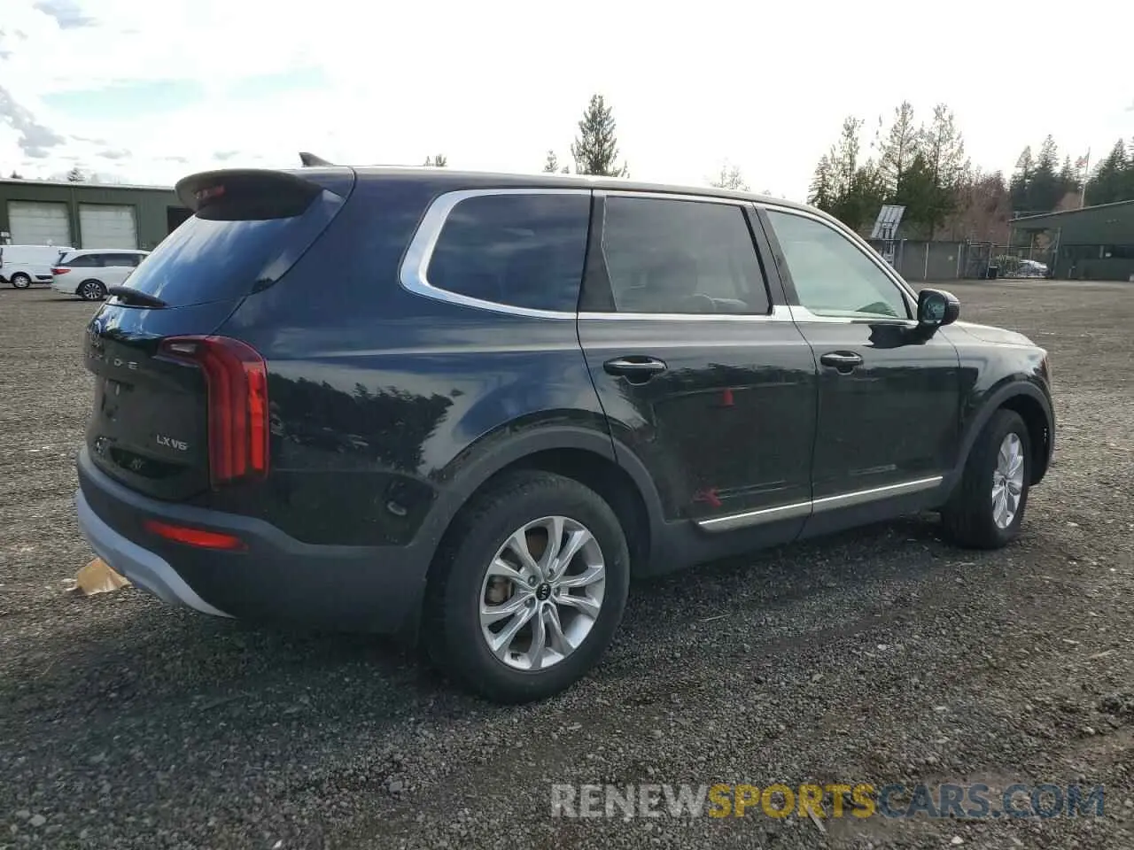 3 fotografías del automóvil dañado 5XYP24HC1LG063900 KIA TELLURIDE 2020