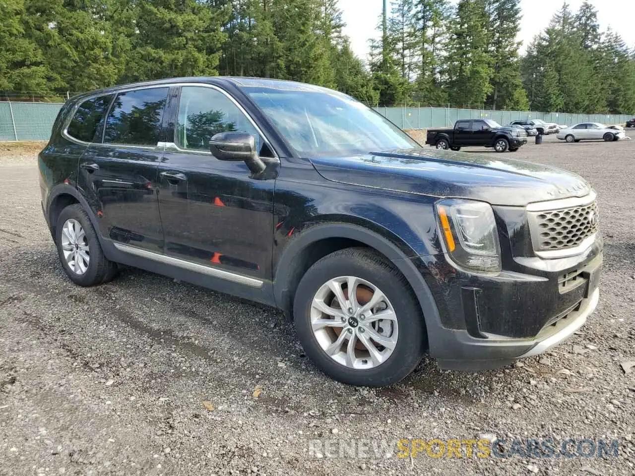 4 fotografías del automóvil dañado 5XYP24HC1LG063900 KIA TELLURIDE 2020