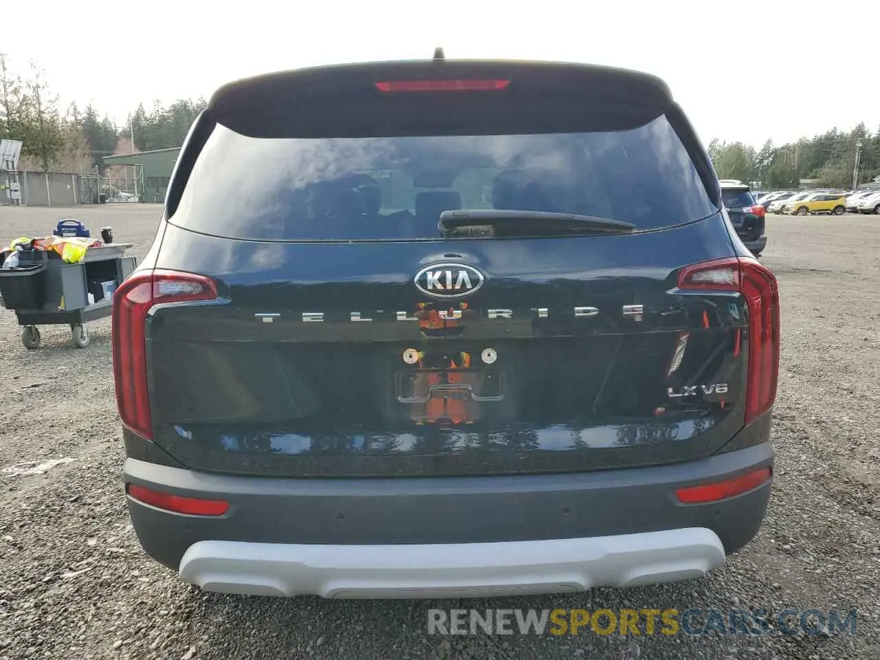 6 fotografías del automóvil dañado 5XYP24HC1LG063900 KIA TELLURIDE 2020