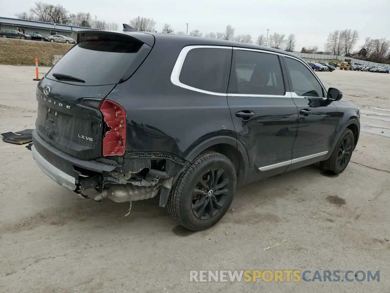 3 fotografías del automóvil dañado 5XYP24HC2LG089051 KIA TELLURIDE 2020