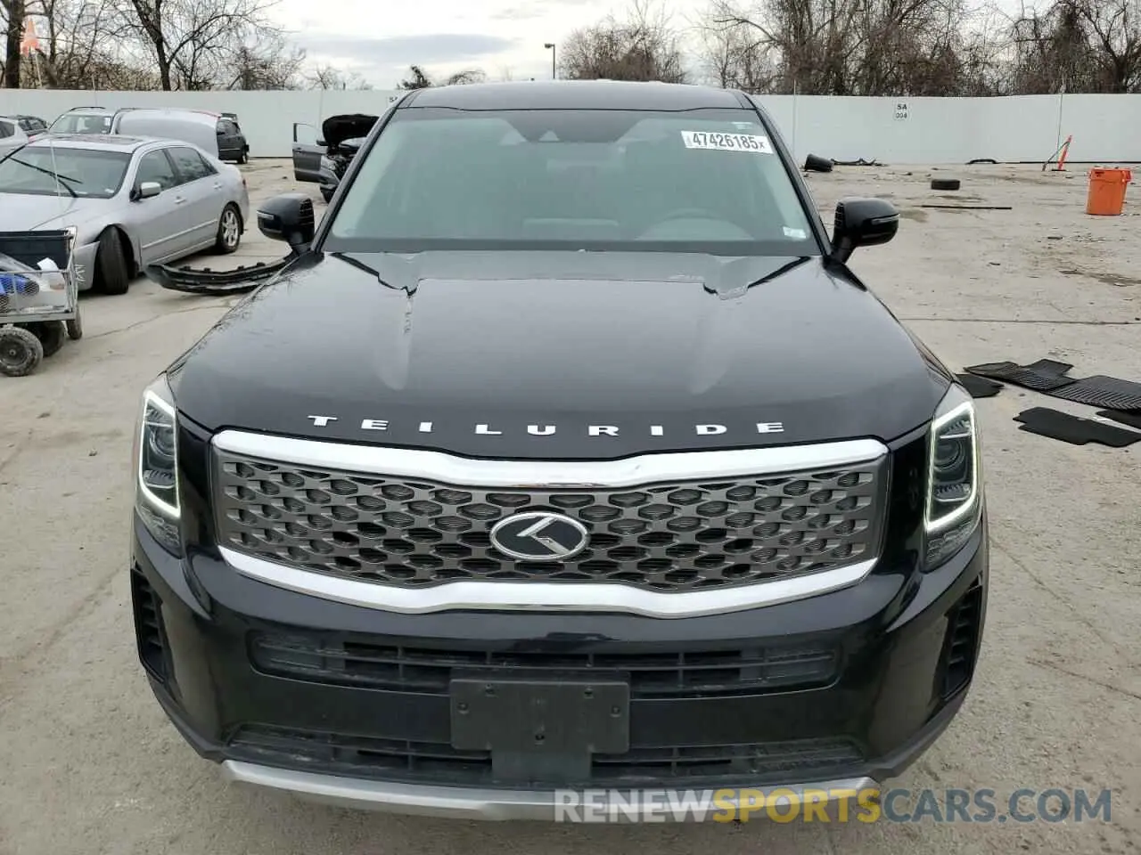 5 fotografías del automóvil dañado 5XYP24HC2LG089051 KIA TELLURIDE 2020