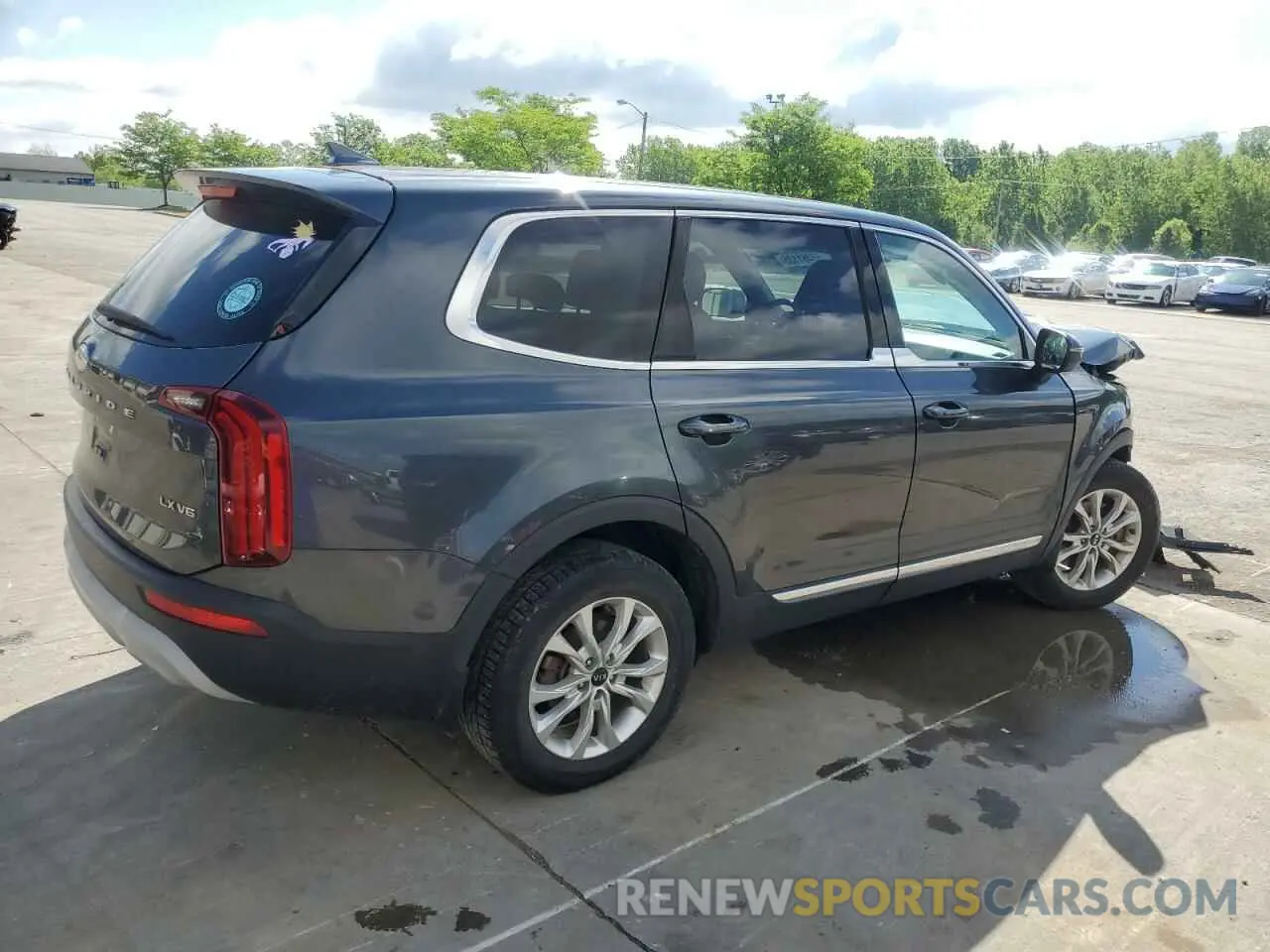 3 fotografías del automóvil dañado 5XYP24HC7LG015950 KIA TELLURIDE 2020