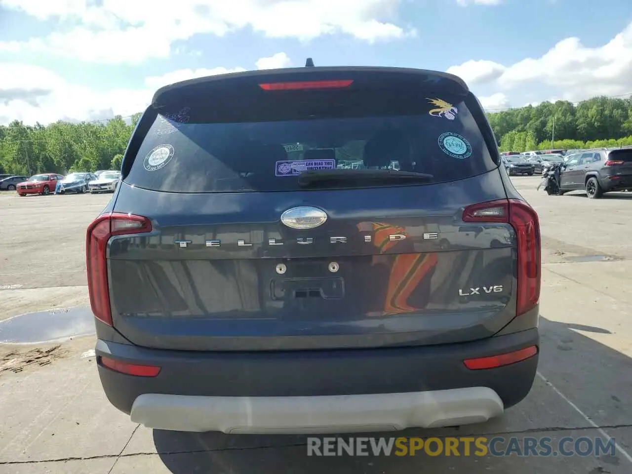6 fotografías del automóvil dañado 5XYP24HC7LG015950 KIA TELLURIDE 2020