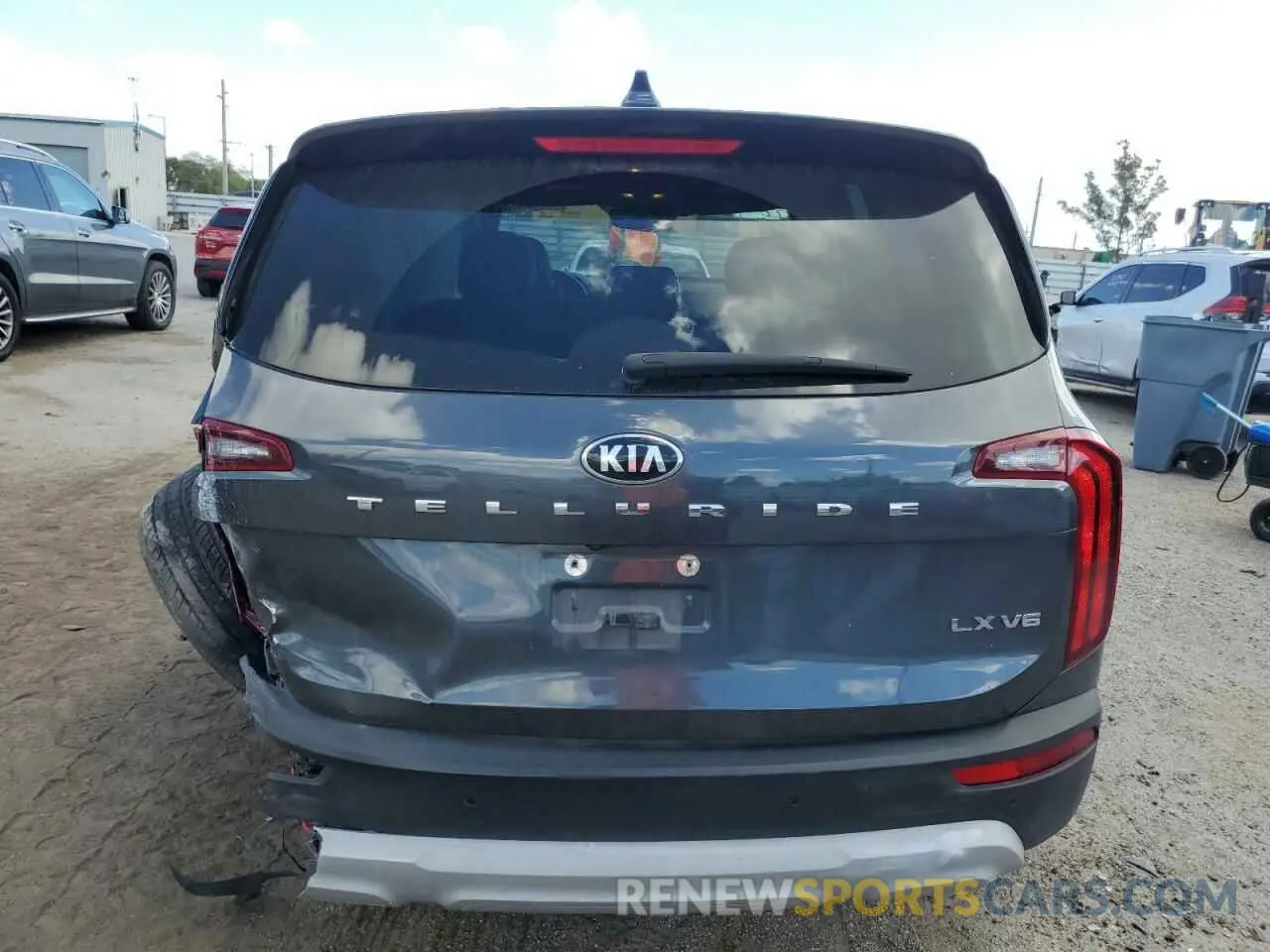 6 fotografías del automóvil dañado 5XYP24HC8LG033986 KIA TELLURIDE 2020