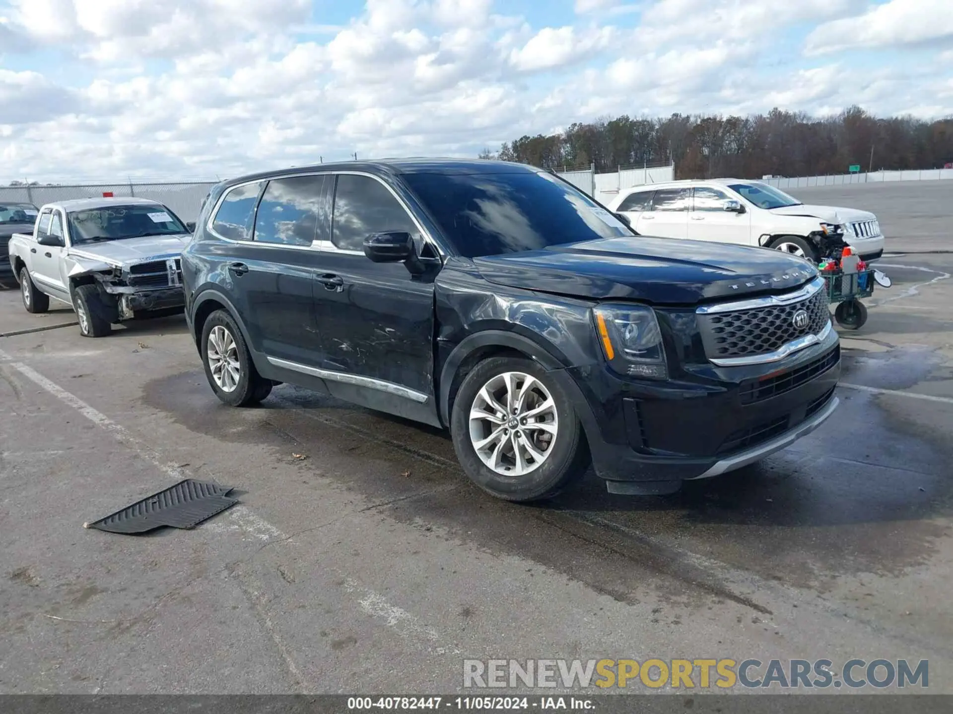 1 fotografías del automóvil dañado 5XYP24HCXLG028711 KIA TELLURIDE 2020